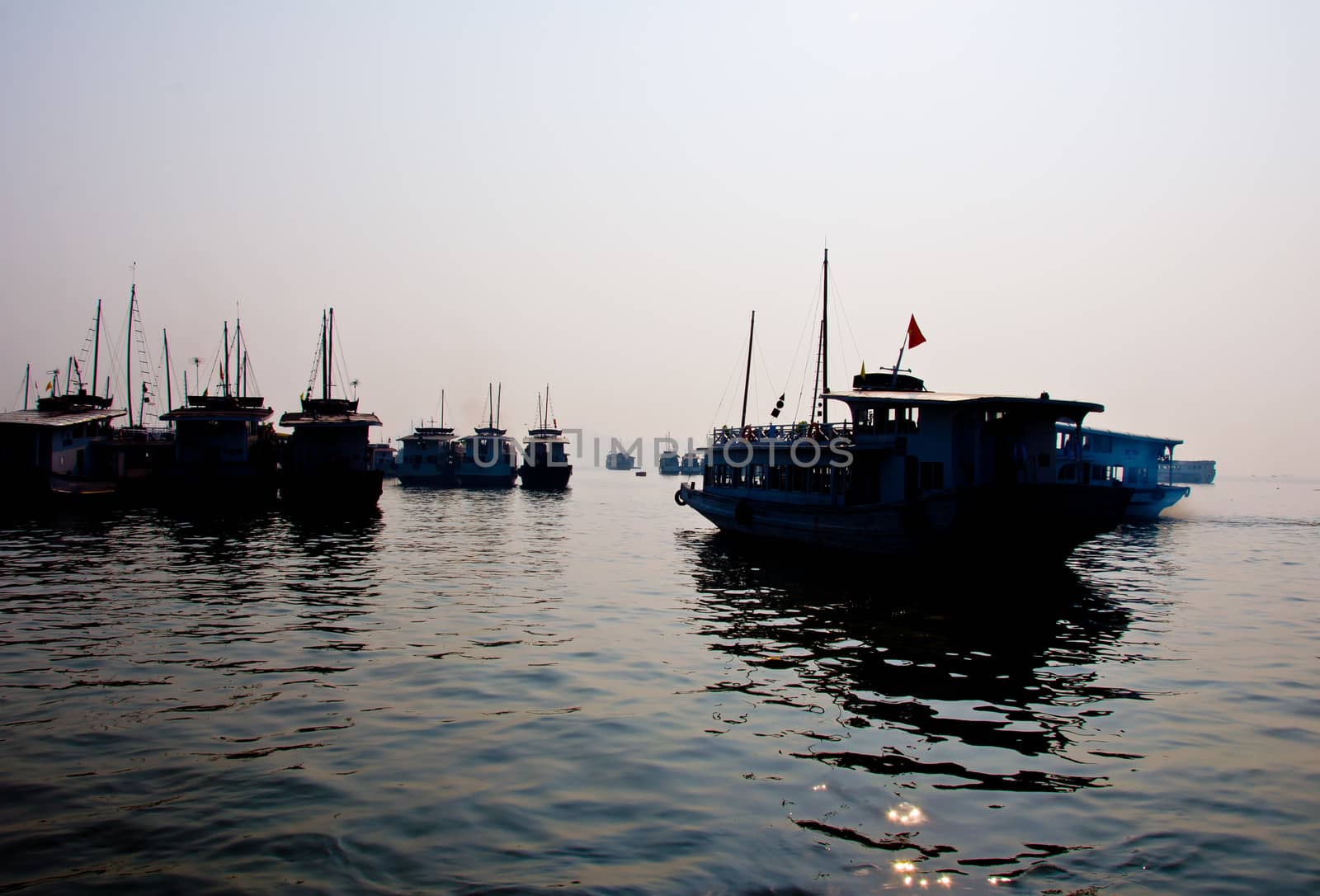 Halong Bay beautiful of seascape in Vietnam country