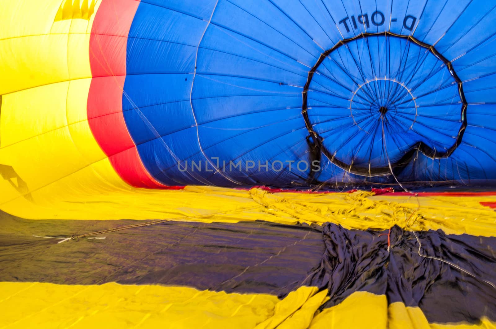 Hot air balloon festival in Muenster, Germany