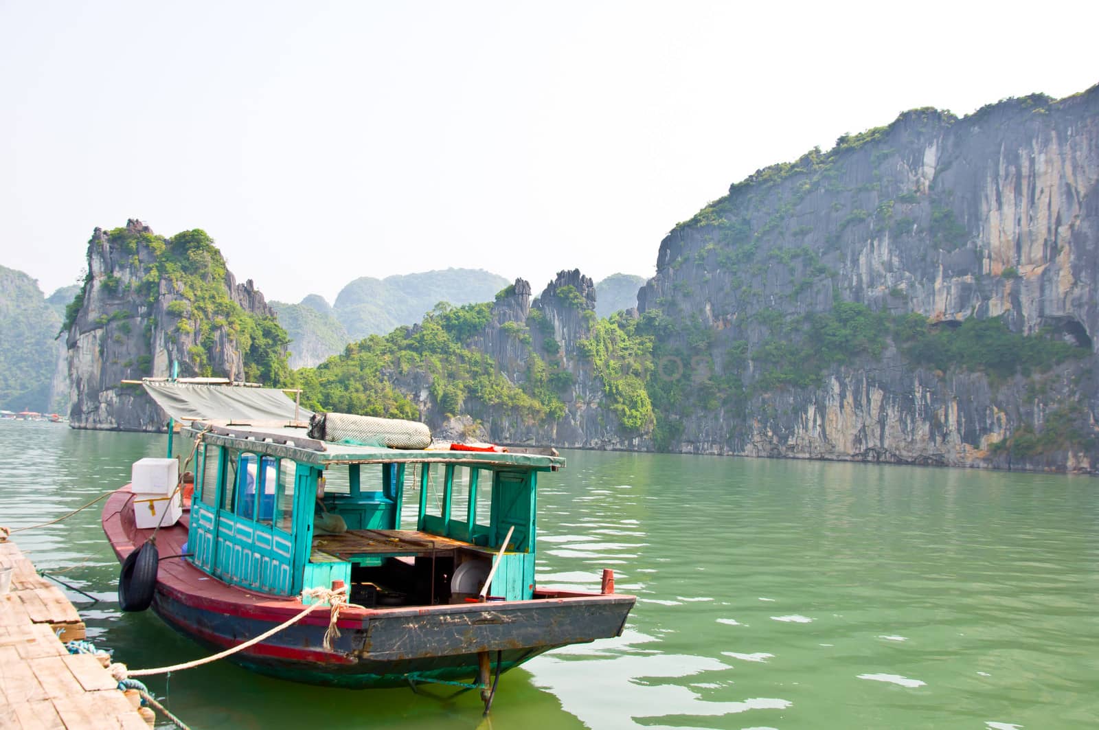 Halong Bay beautiful of seascape in Vietnam country