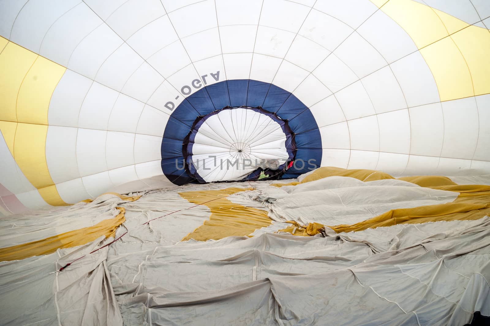 Hot air balloon festival in Muenster, Germany