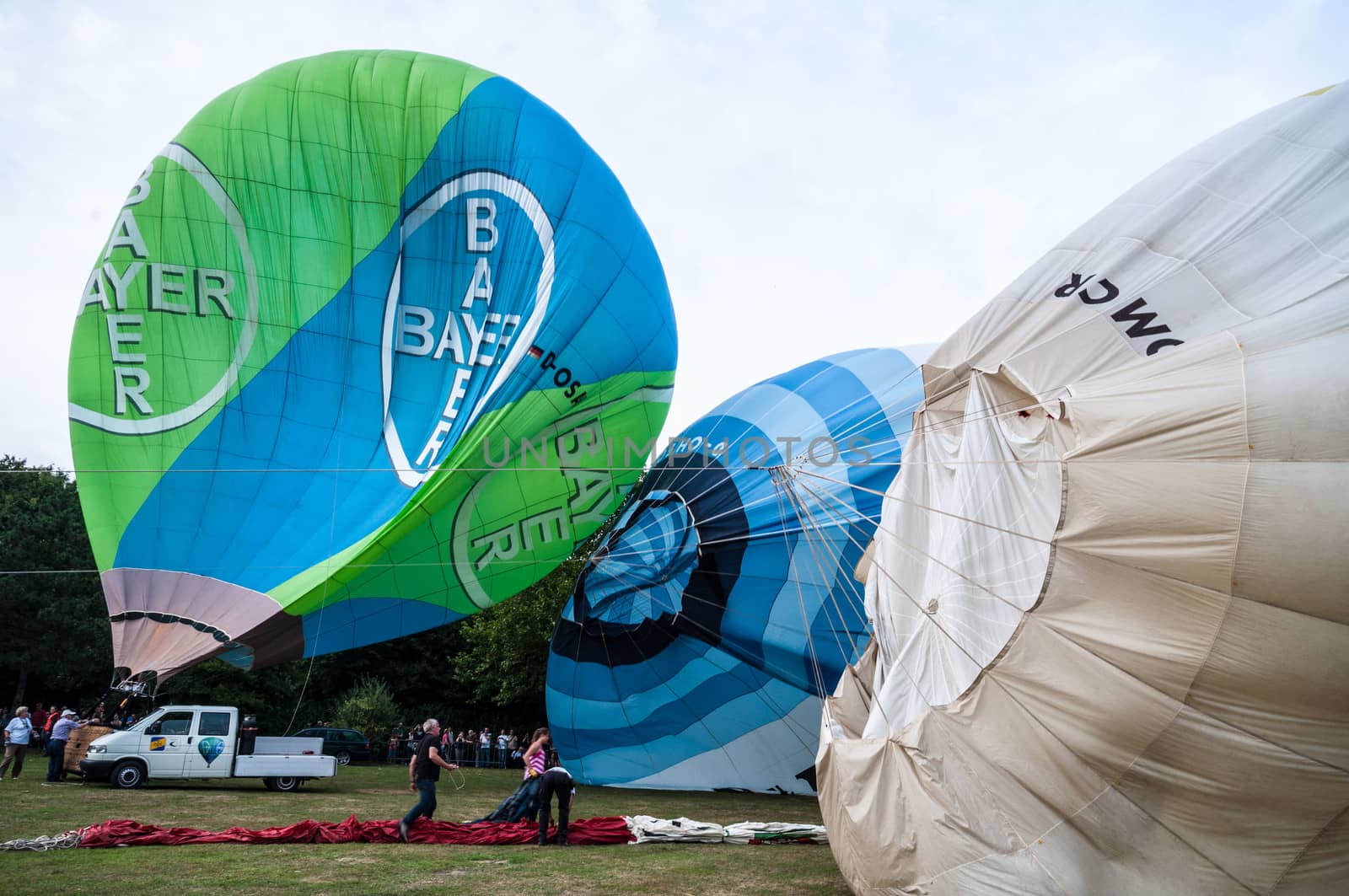 Hot air balloon festival in Muenster, Germany by Jule_Berlin