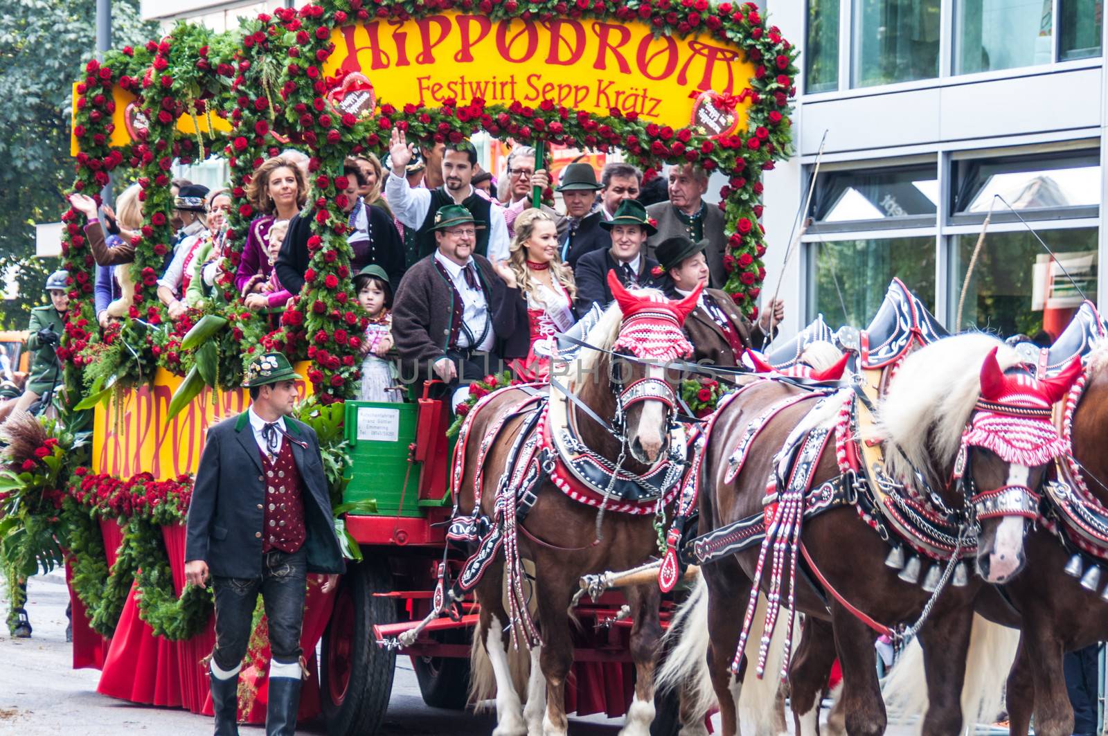 Parade of the hosts of the Wiesn by Jule_Berlin