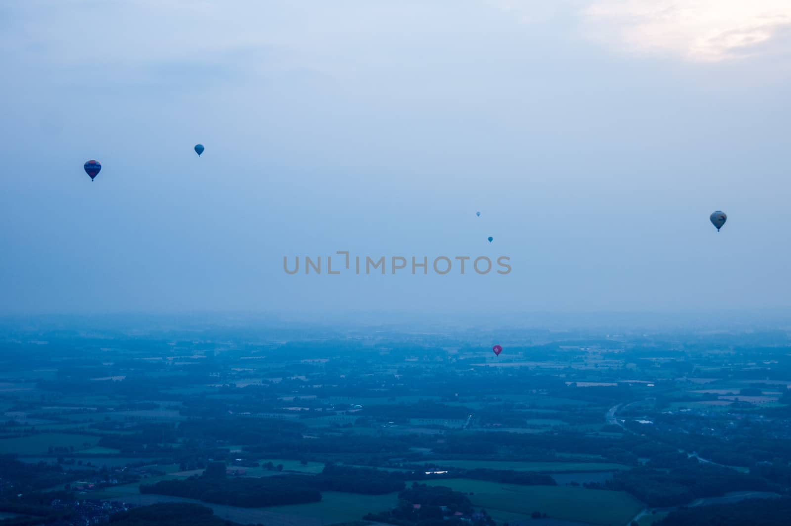 Hot air balloons over Muenster by Jule_Berlin