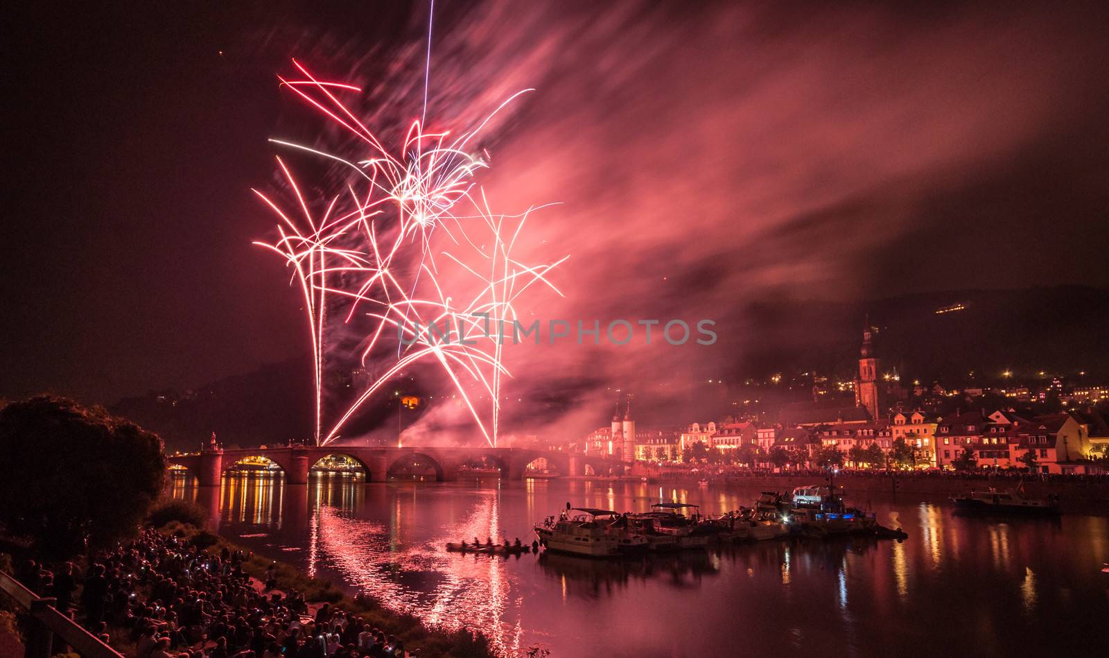 fireworks at the event Heidelberg Castle Illumination