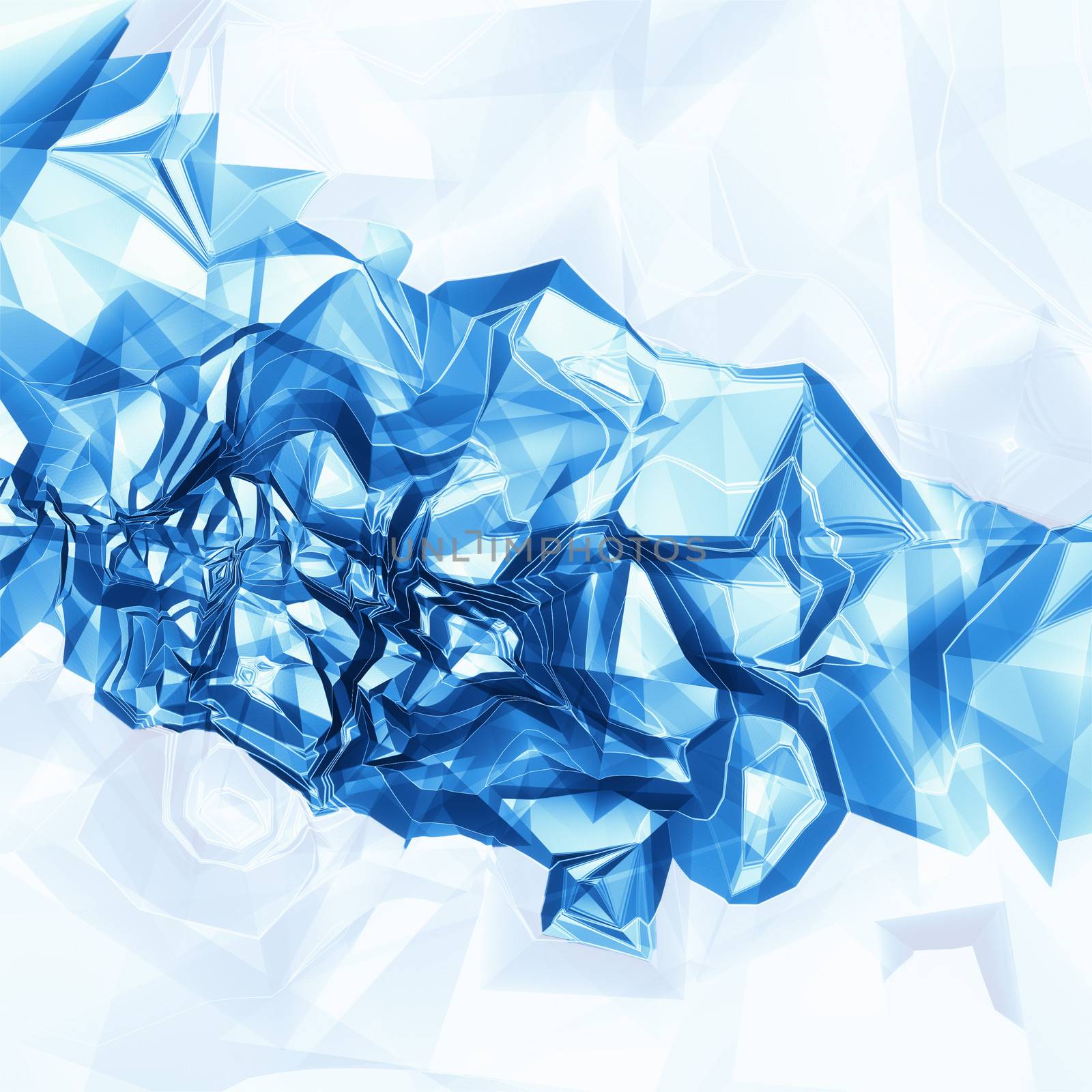 digital ice abstract background illustration
