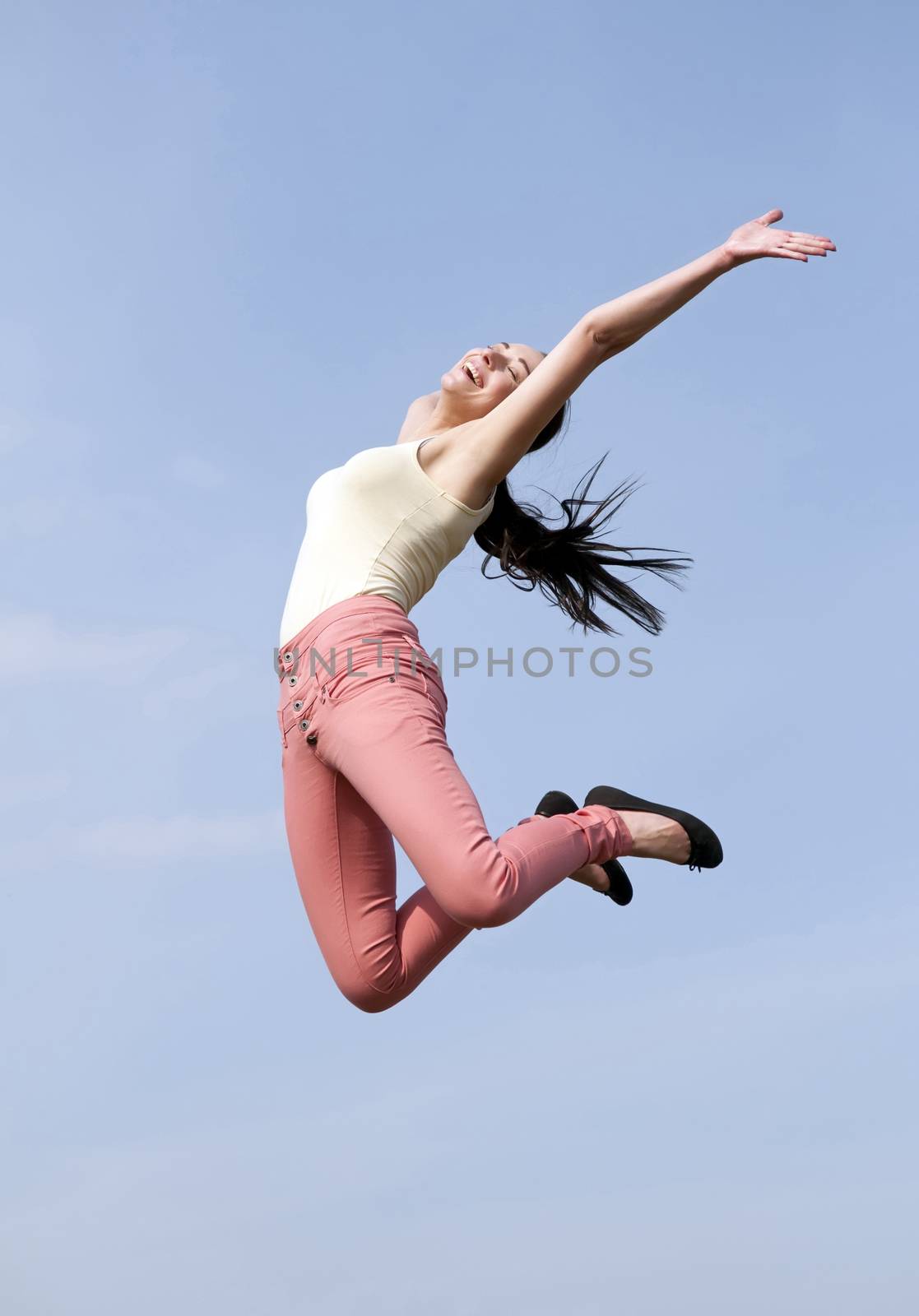 joyful leap