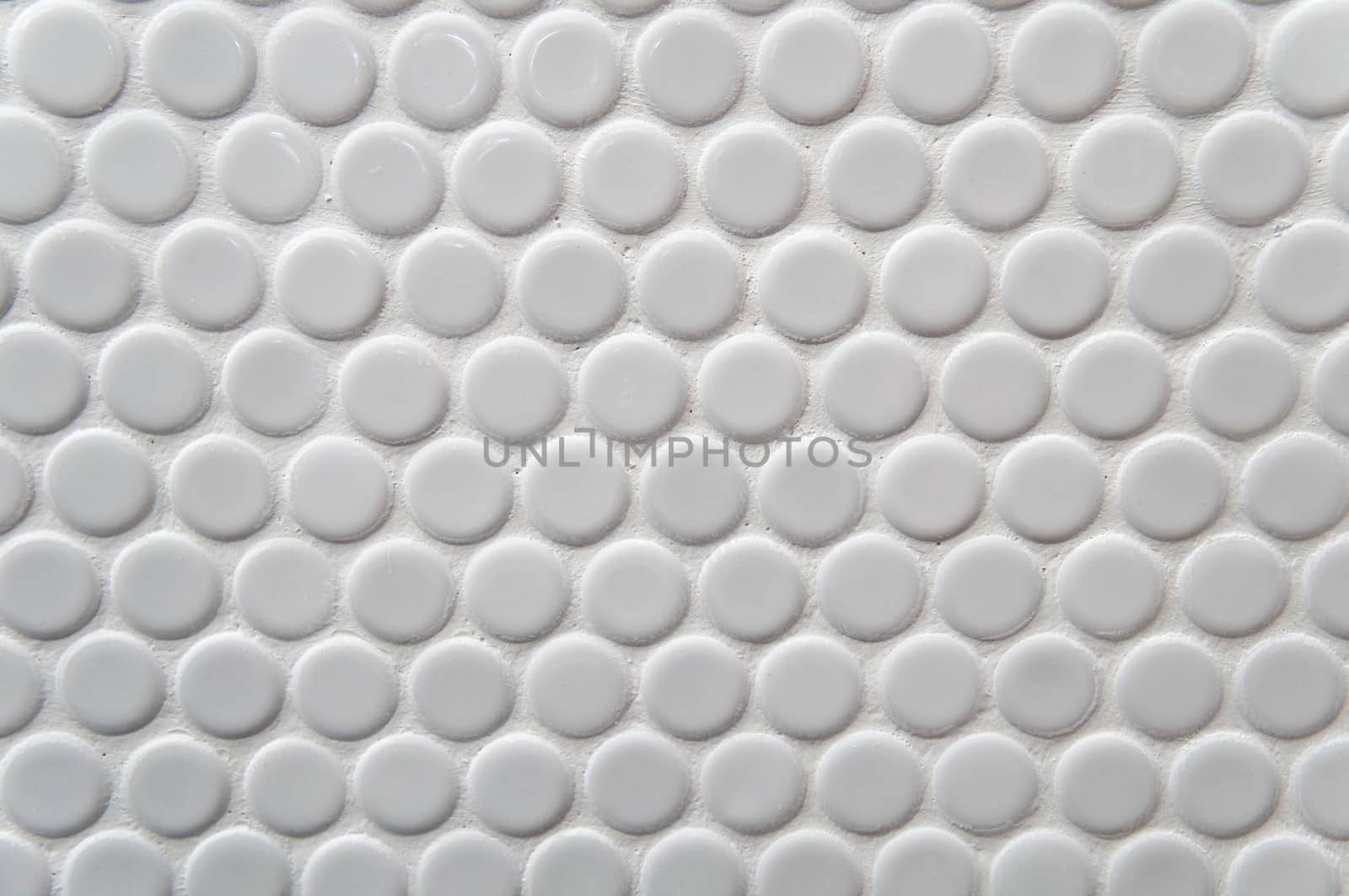 White circle tile pattern with for background