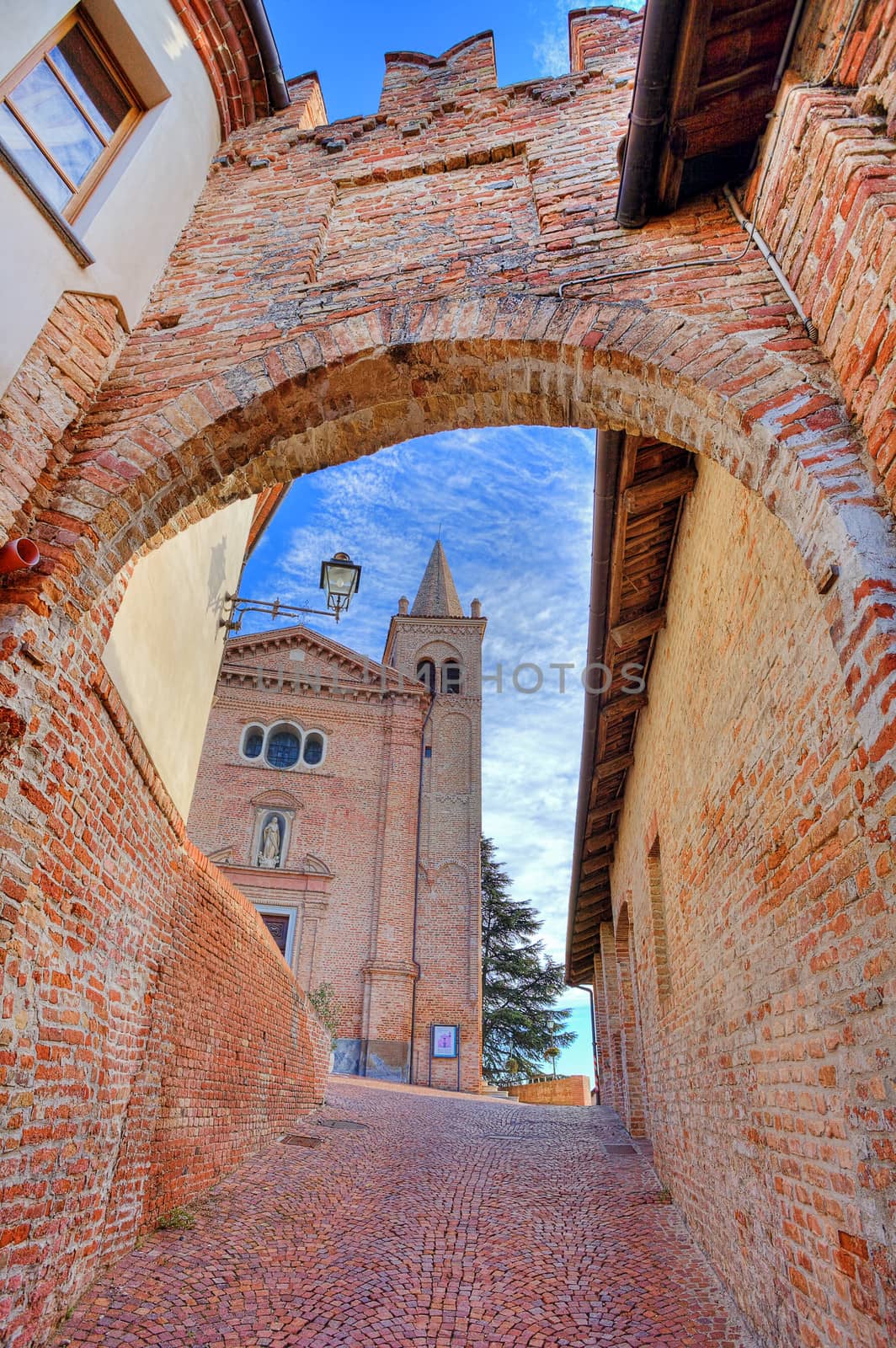 Church and ancient passage. Monticello D'Alba, Italy. by rglinsky