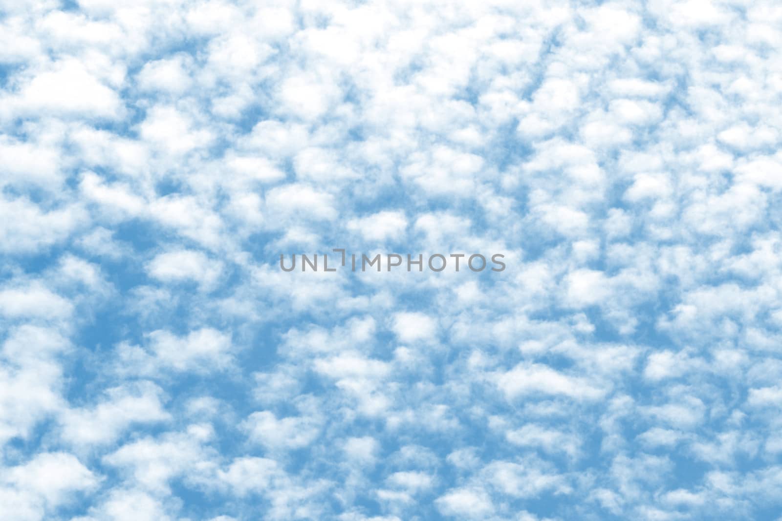 Cloud texture on a blue sky background