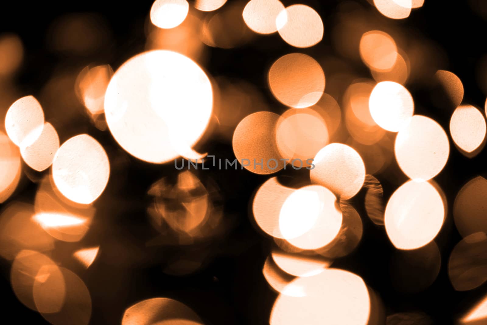 orange and black lights blur background