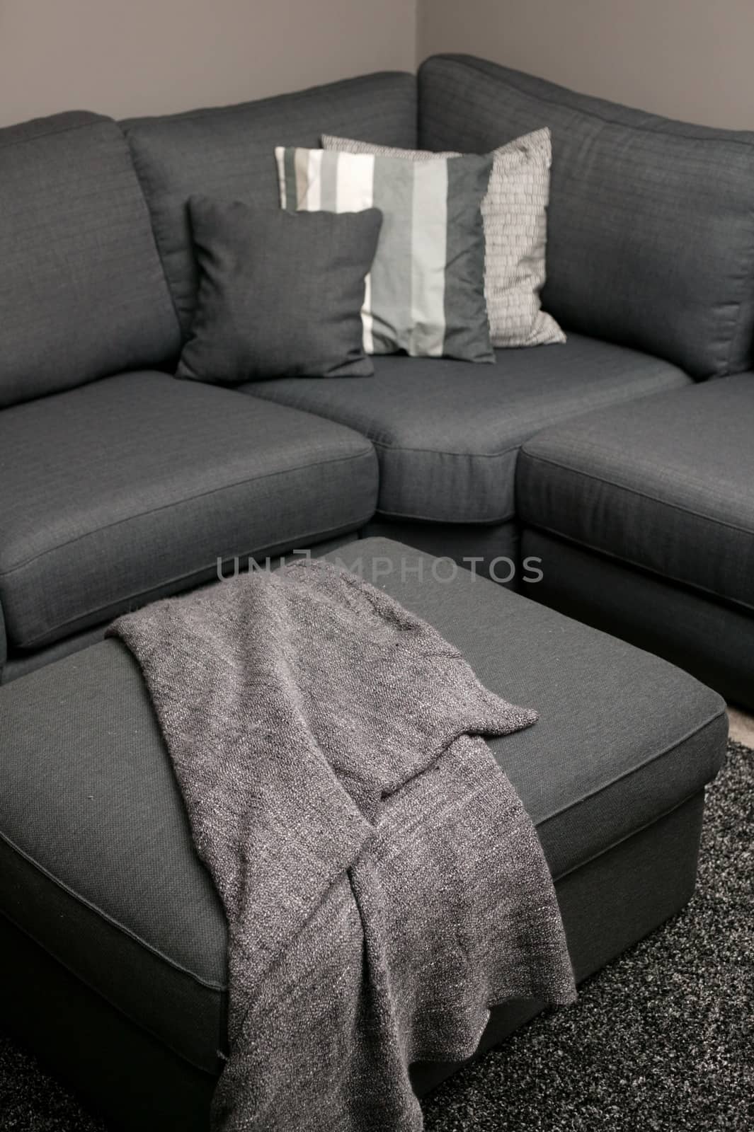 An interior shot of a lounge chair