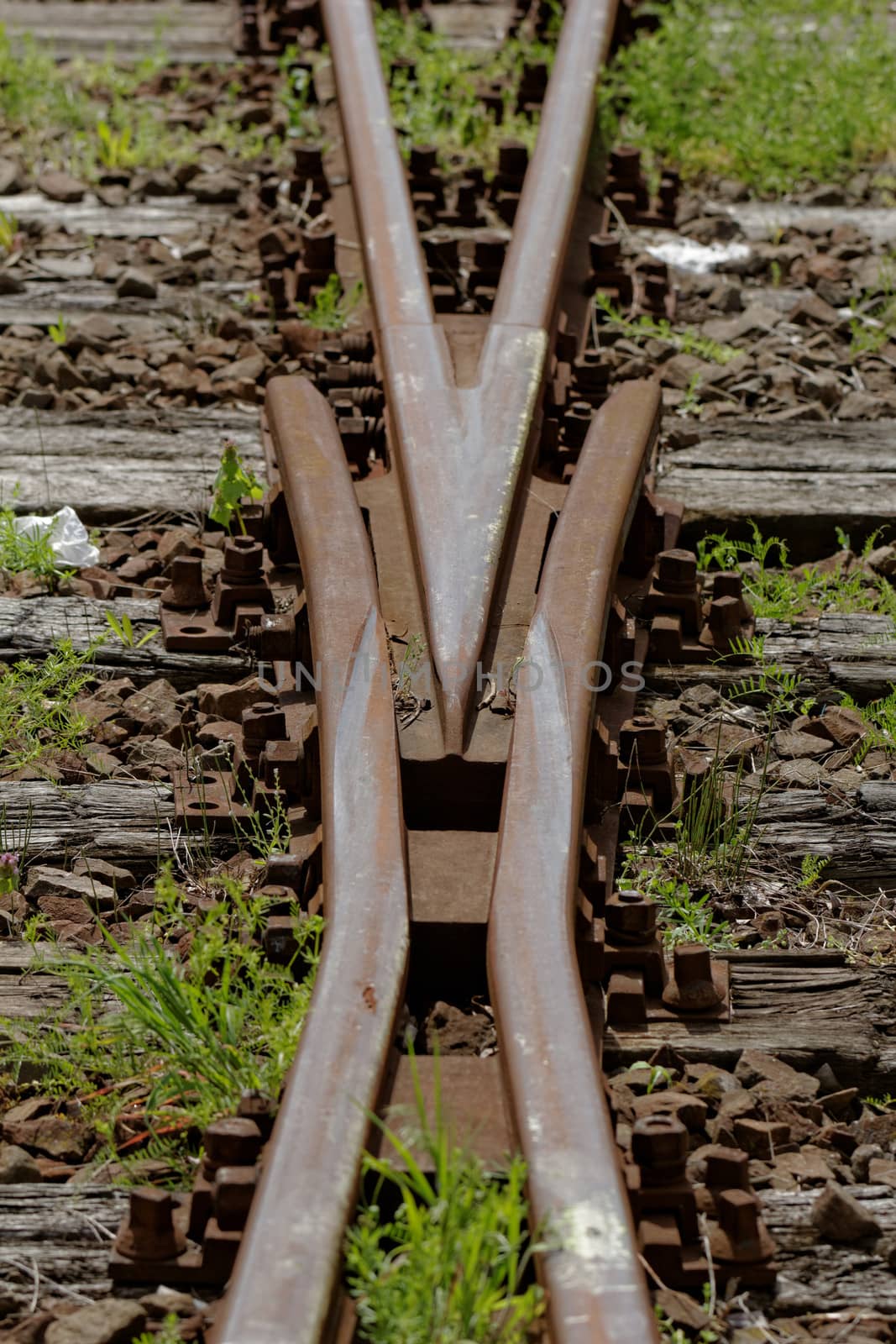 railway track crossing by NagyDodo