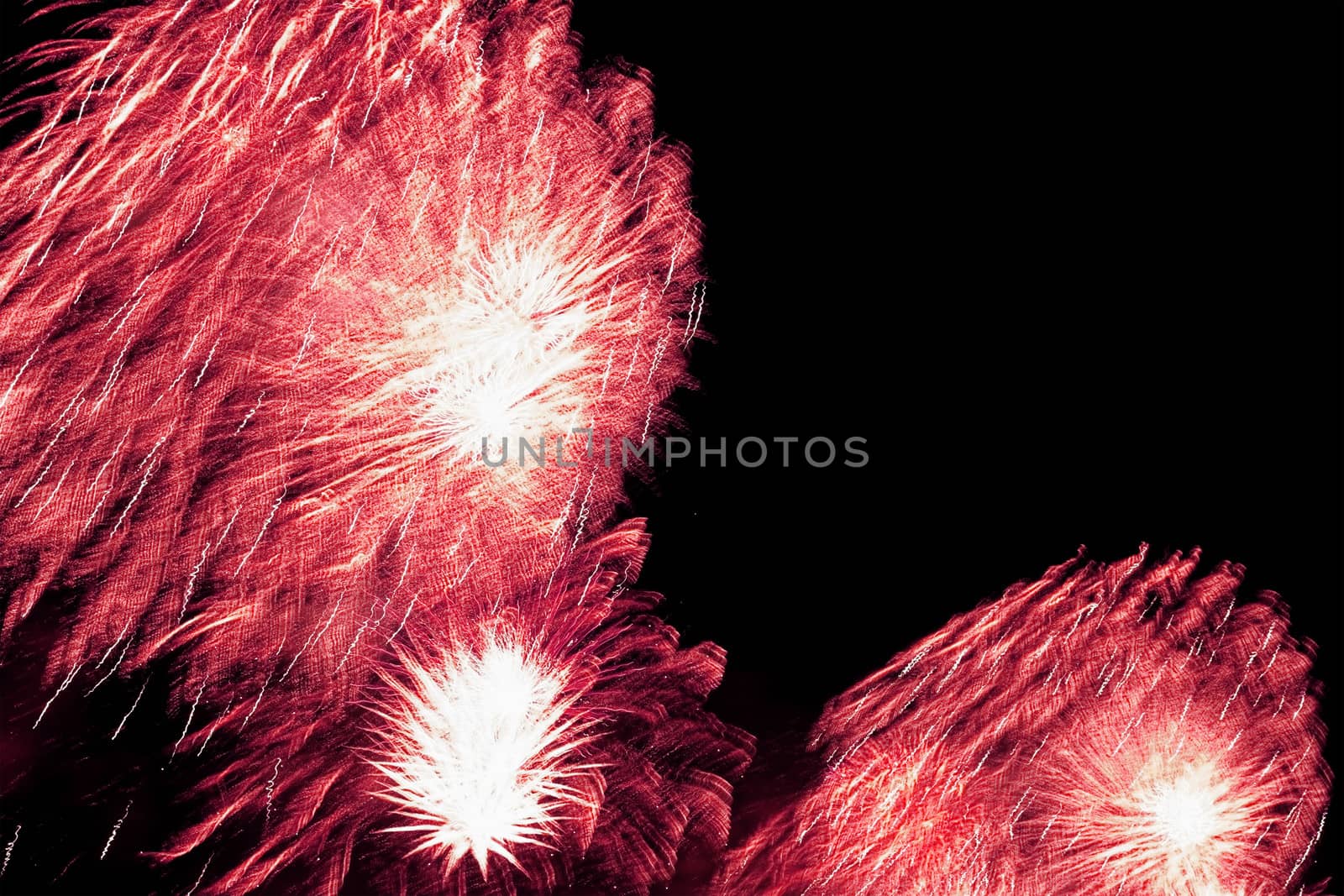 beauty colorful Fireworks Against a Black Sky