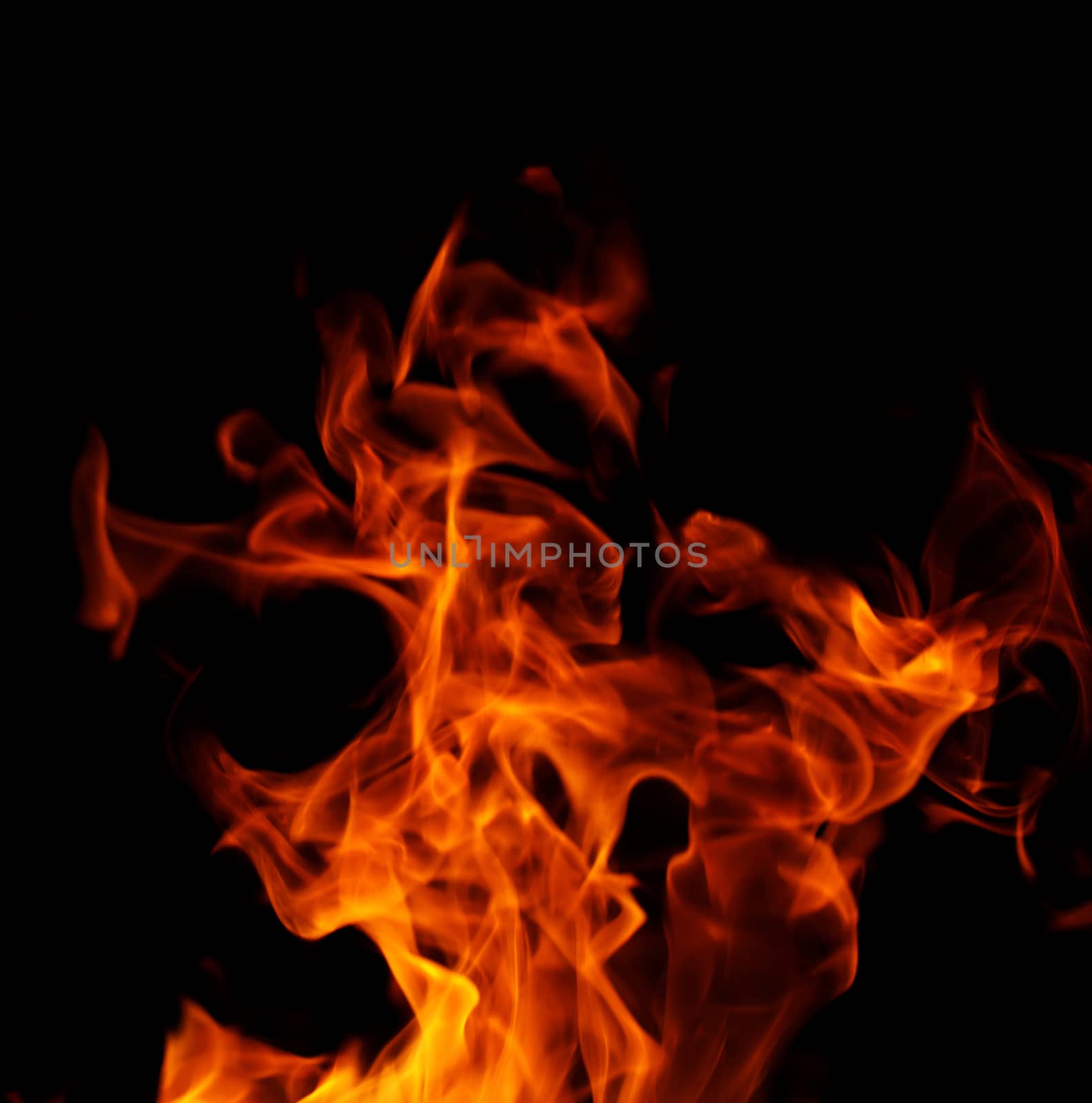 fire on black background by NagyDodo