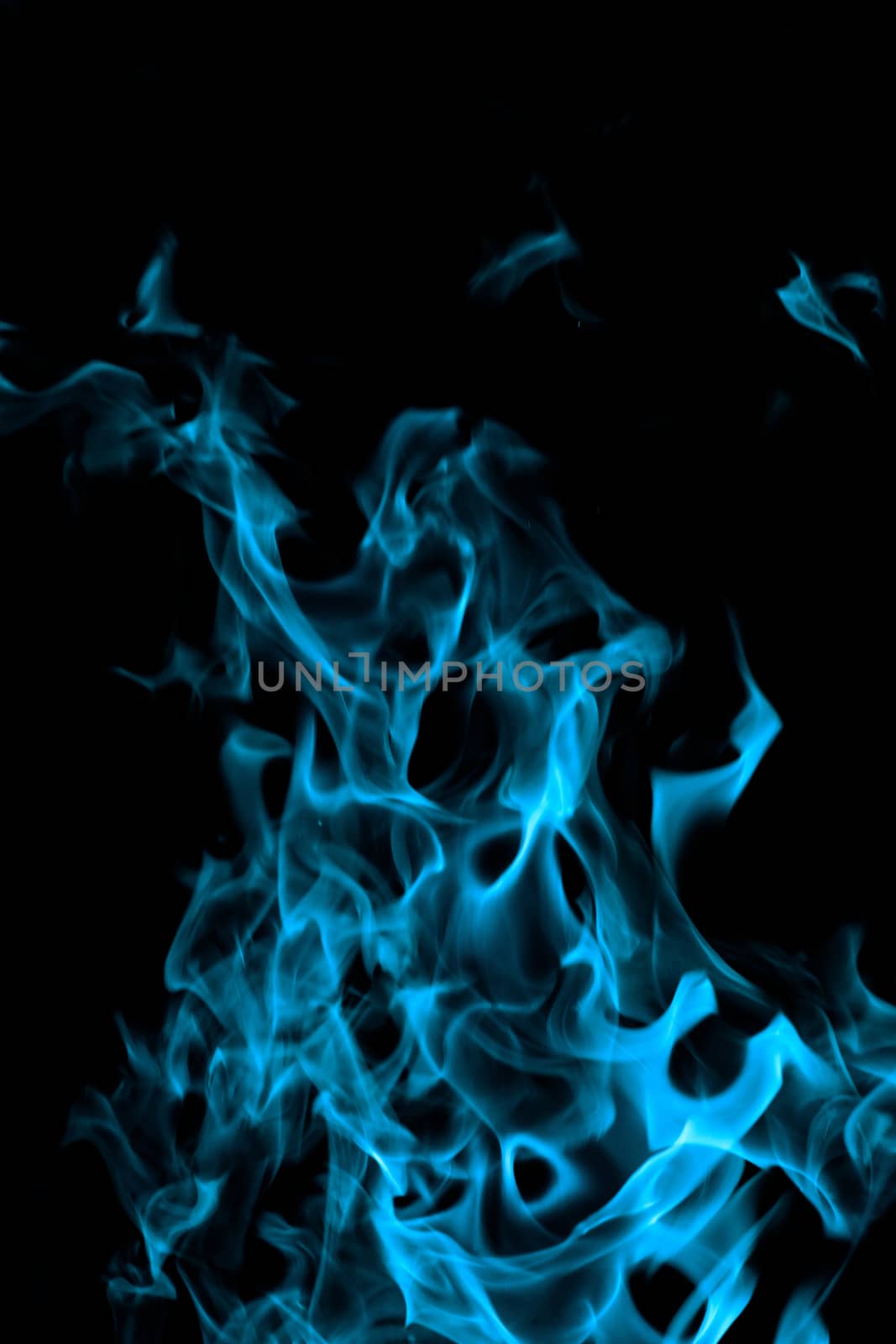 blue flames of fire as  abstract backgorund