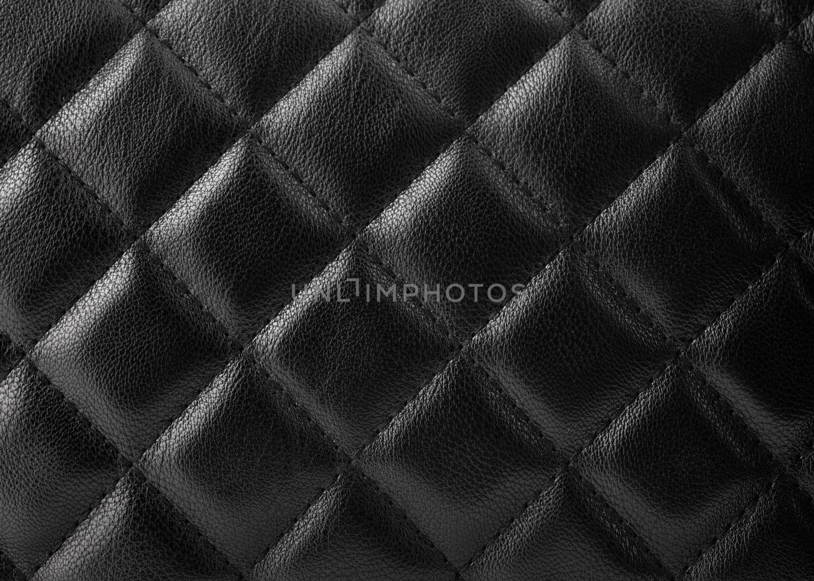Black leather upholstery texture with great detail for background