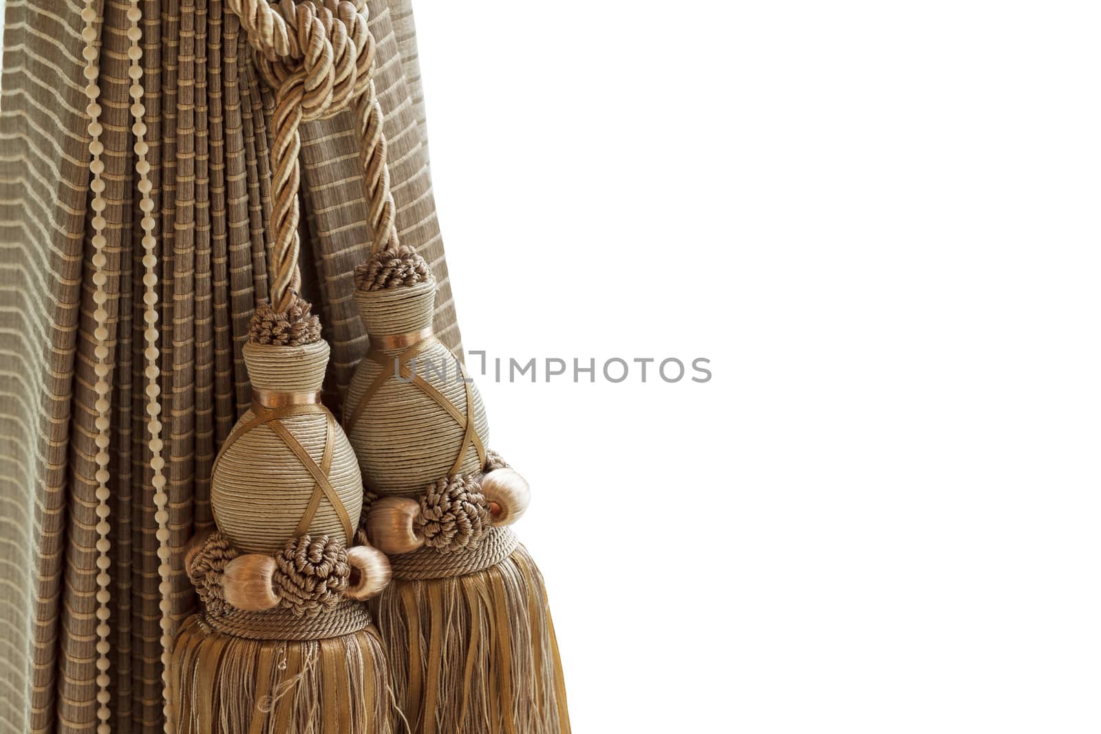 Luxury curtain and tassel
