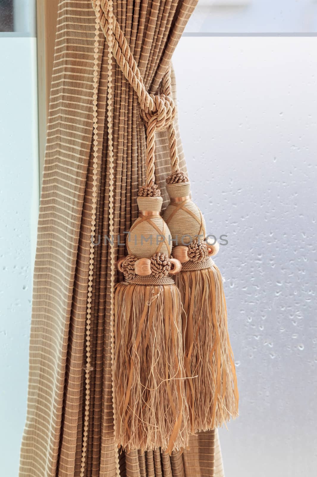Luxury curtain and tassel