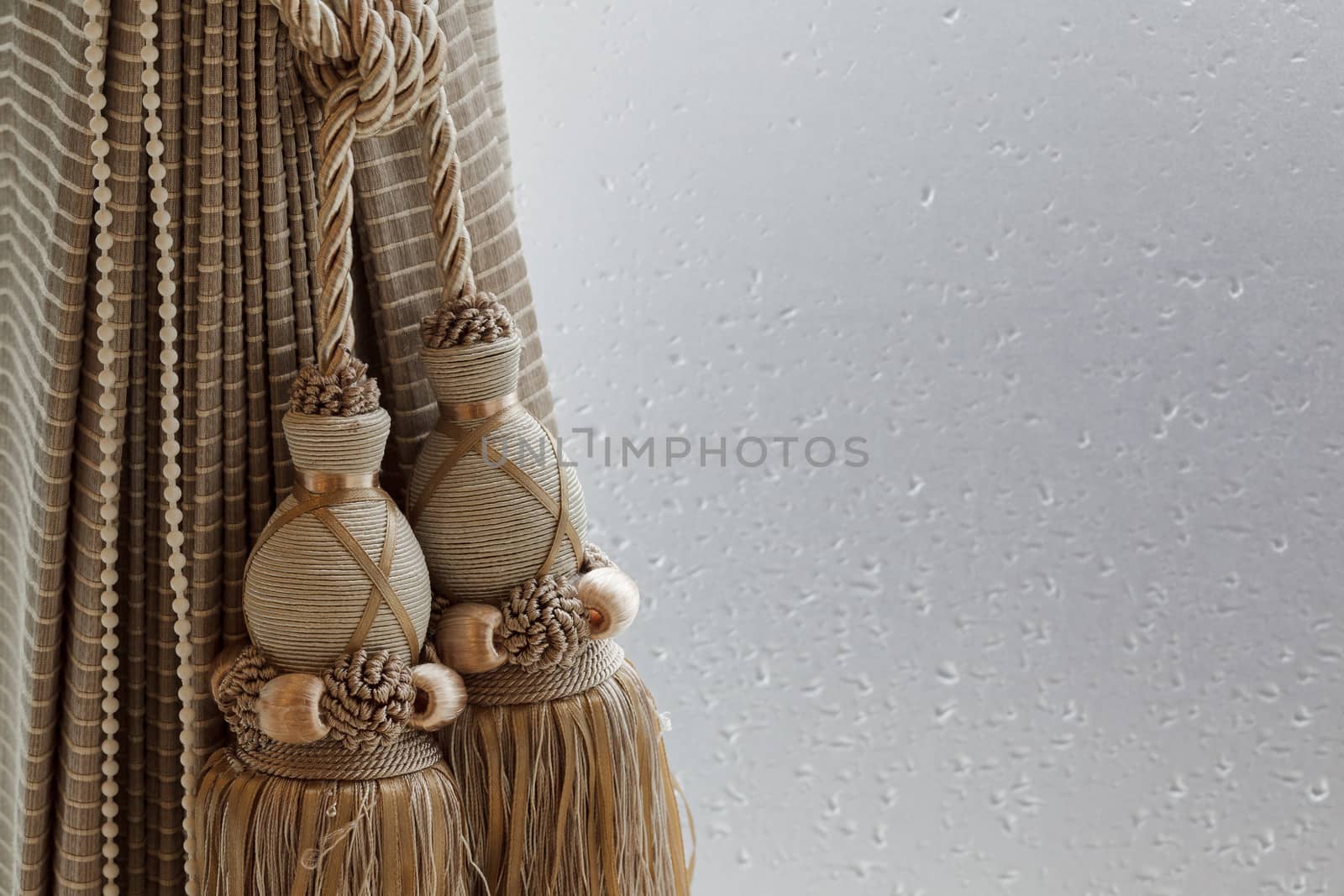 Luxury curtain and tassel