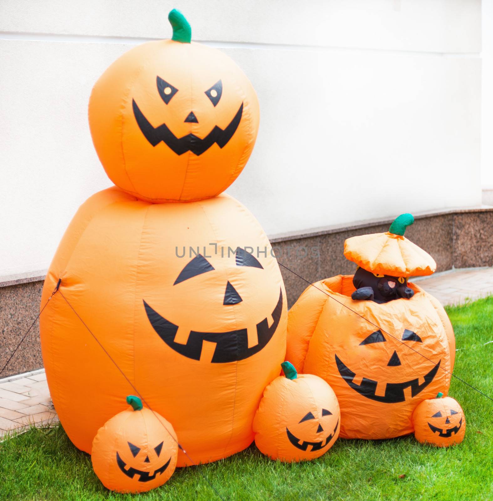 Halloween Pumpkin Family by Nickolya