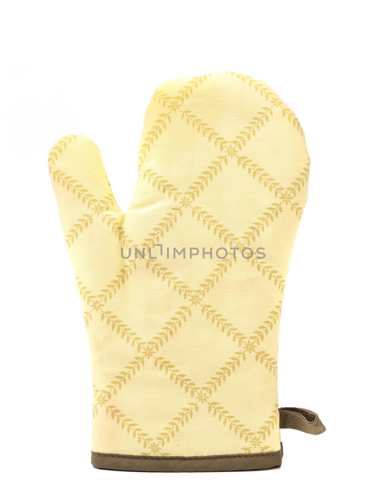 Kitchen glove isolated on a white background