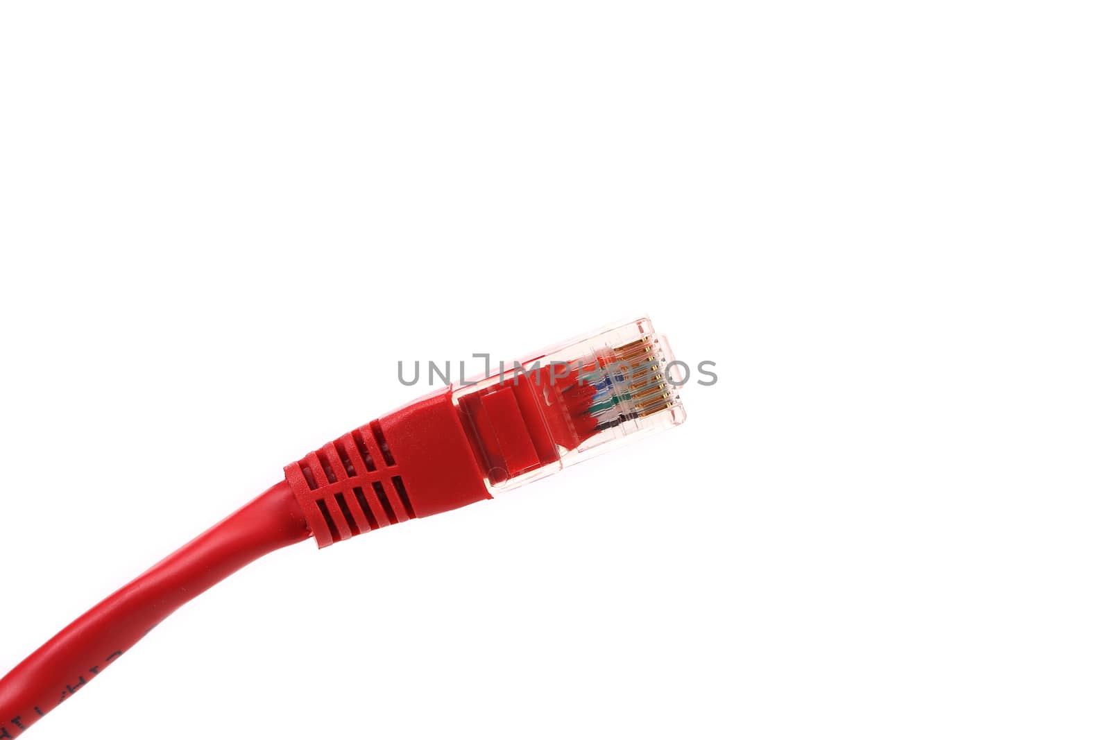 Plug of connection isolated on white background.