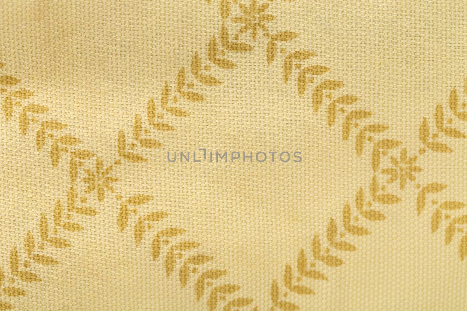 Background of light brown fabric. Texture. Close up.