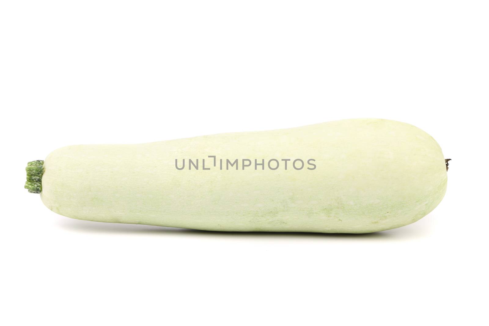 Fresh white eggplant isolated on a white background.