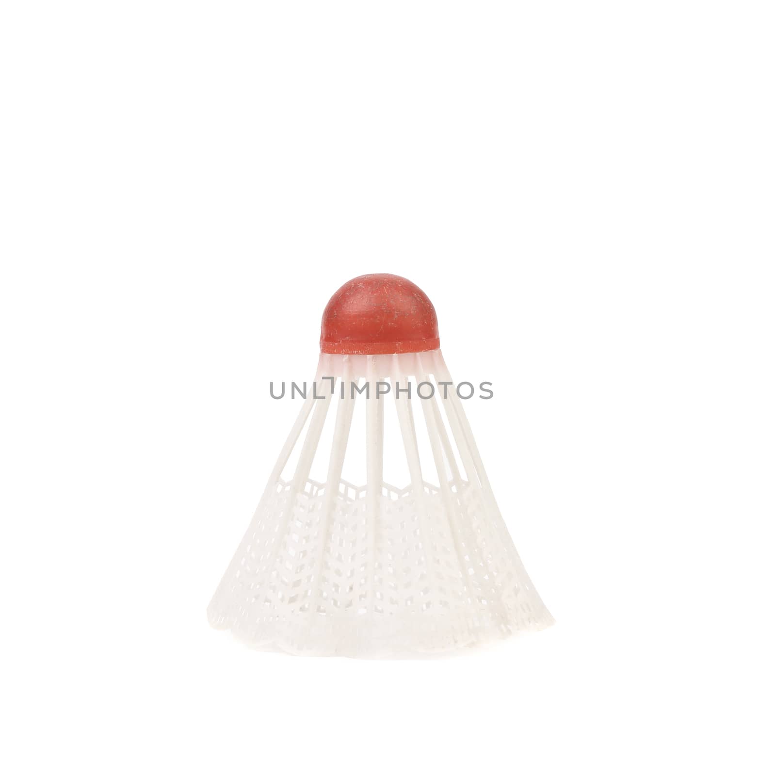 shuttle cock isolated on a white background