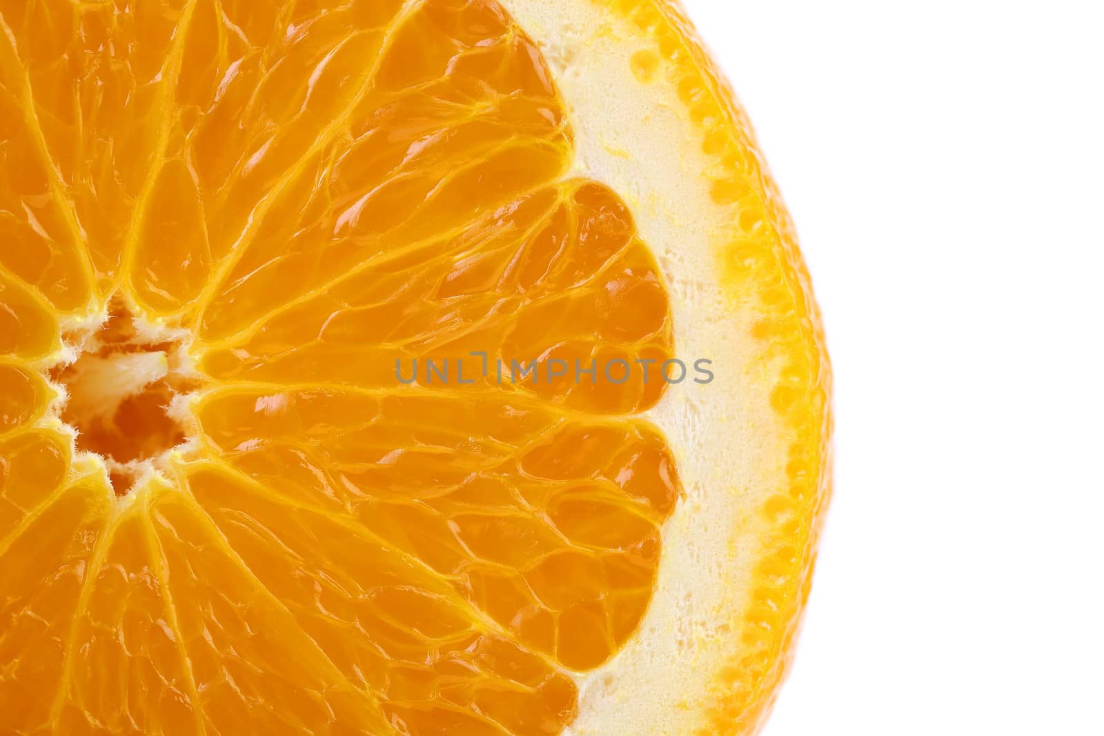 Orange fruit isolated on white background + Clipping Path