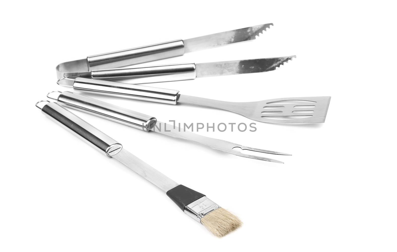 Set of BBQ tools. Isolated on a white background.