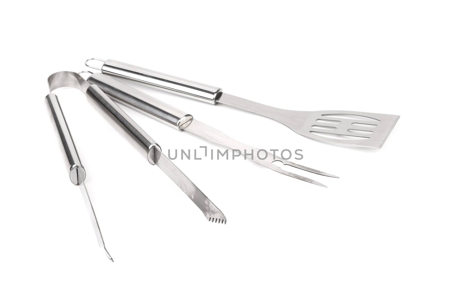 Set of BBQ tools. Isolated on a white background.