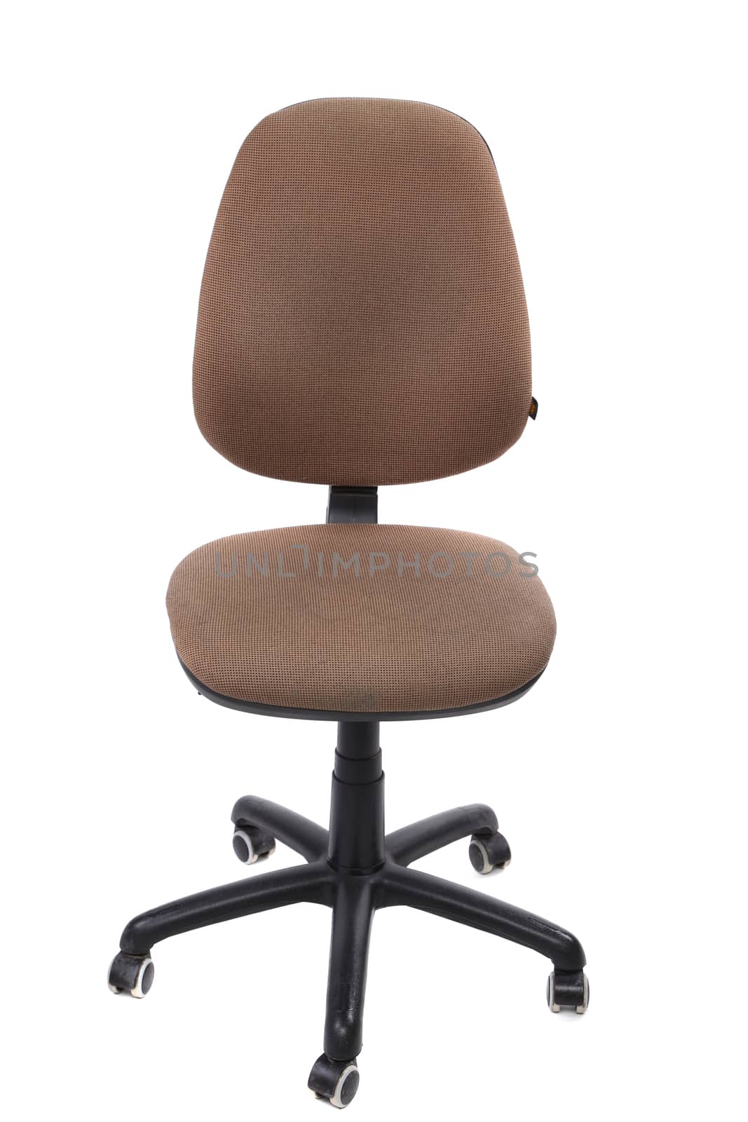 Chair isolated on a white background. Close-up.