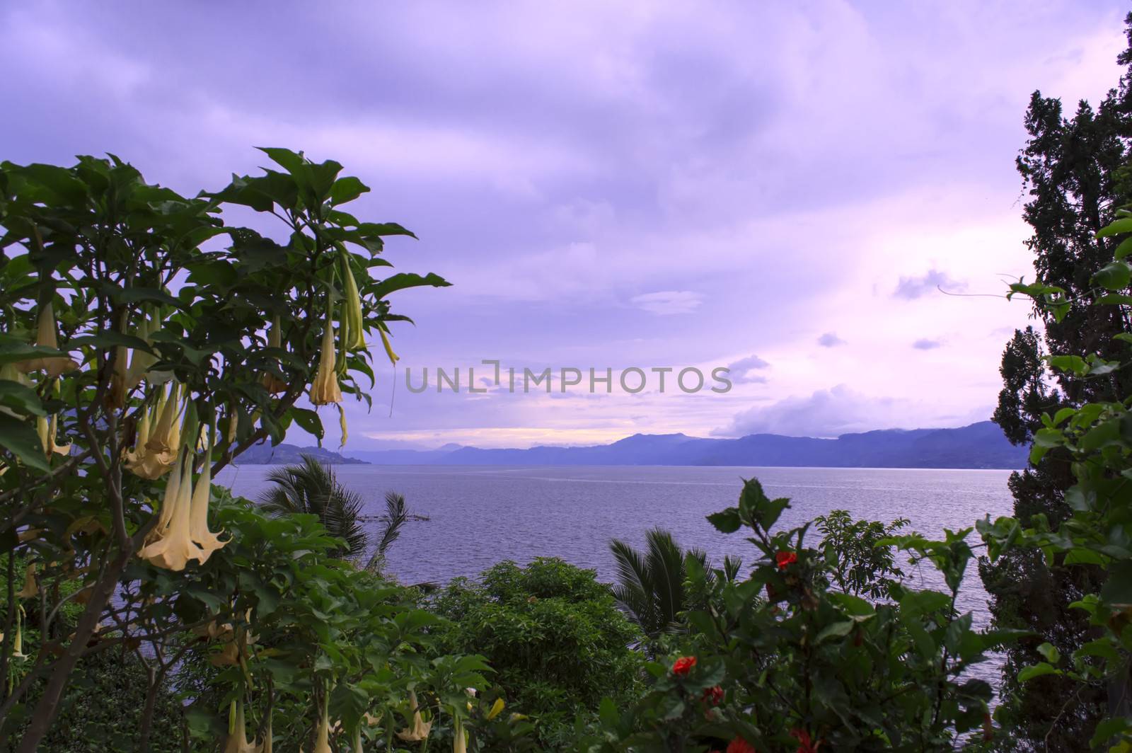 View to Lake Toba. North Sumatra, Indonesia.