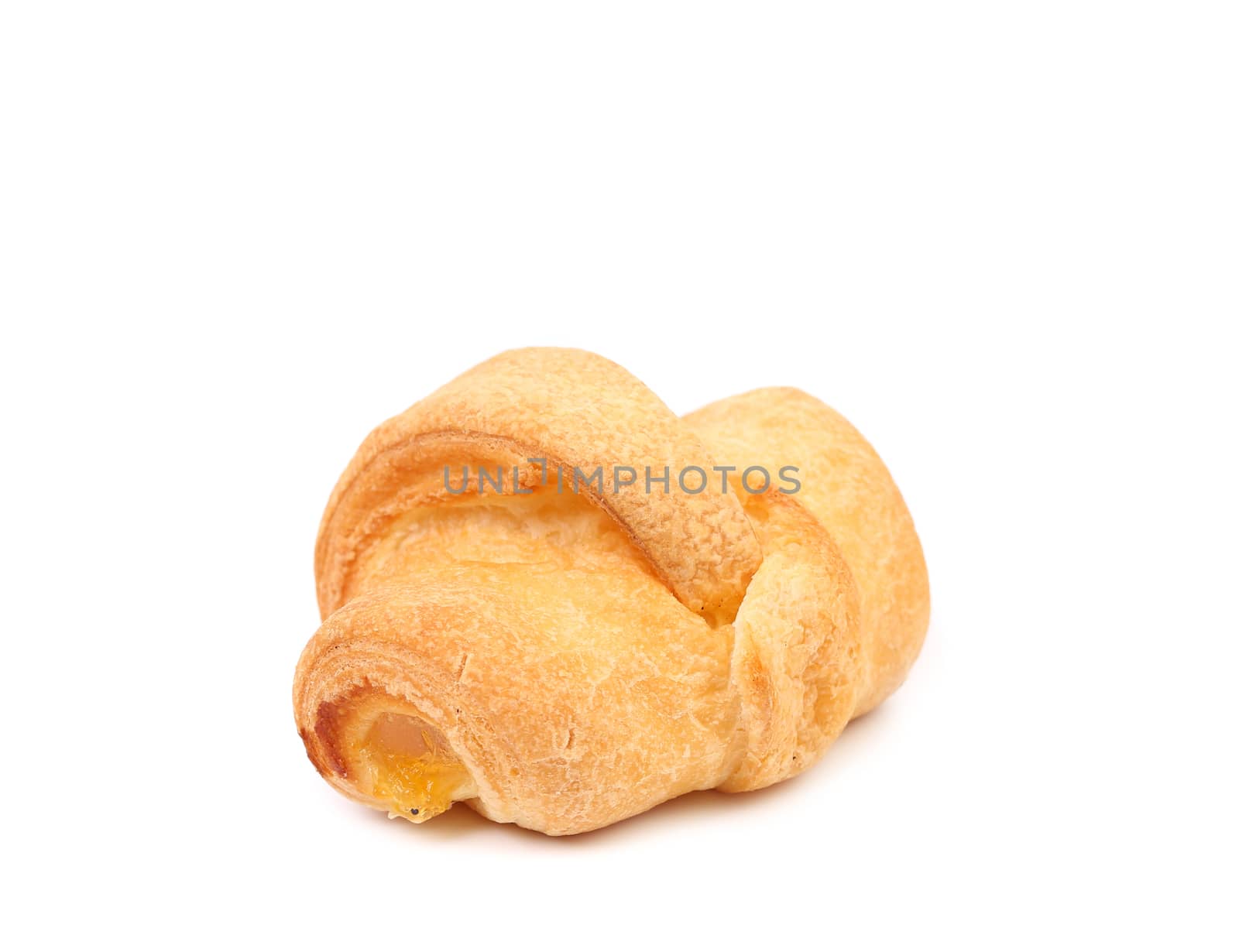 Image of croissant isolated on a white background.