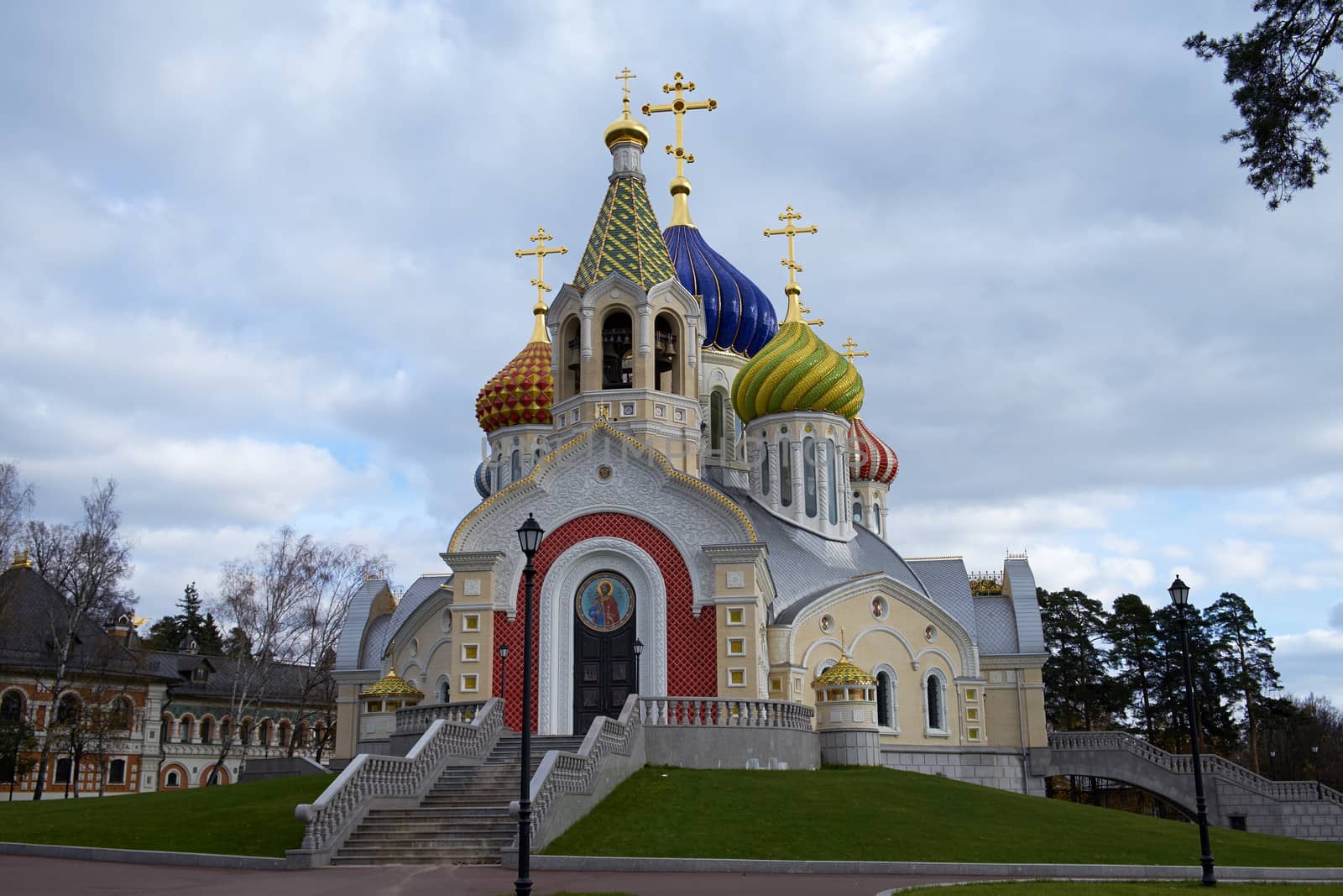 The temple of the Holy Prince Igor of Chernigov. Moscow. Russia,