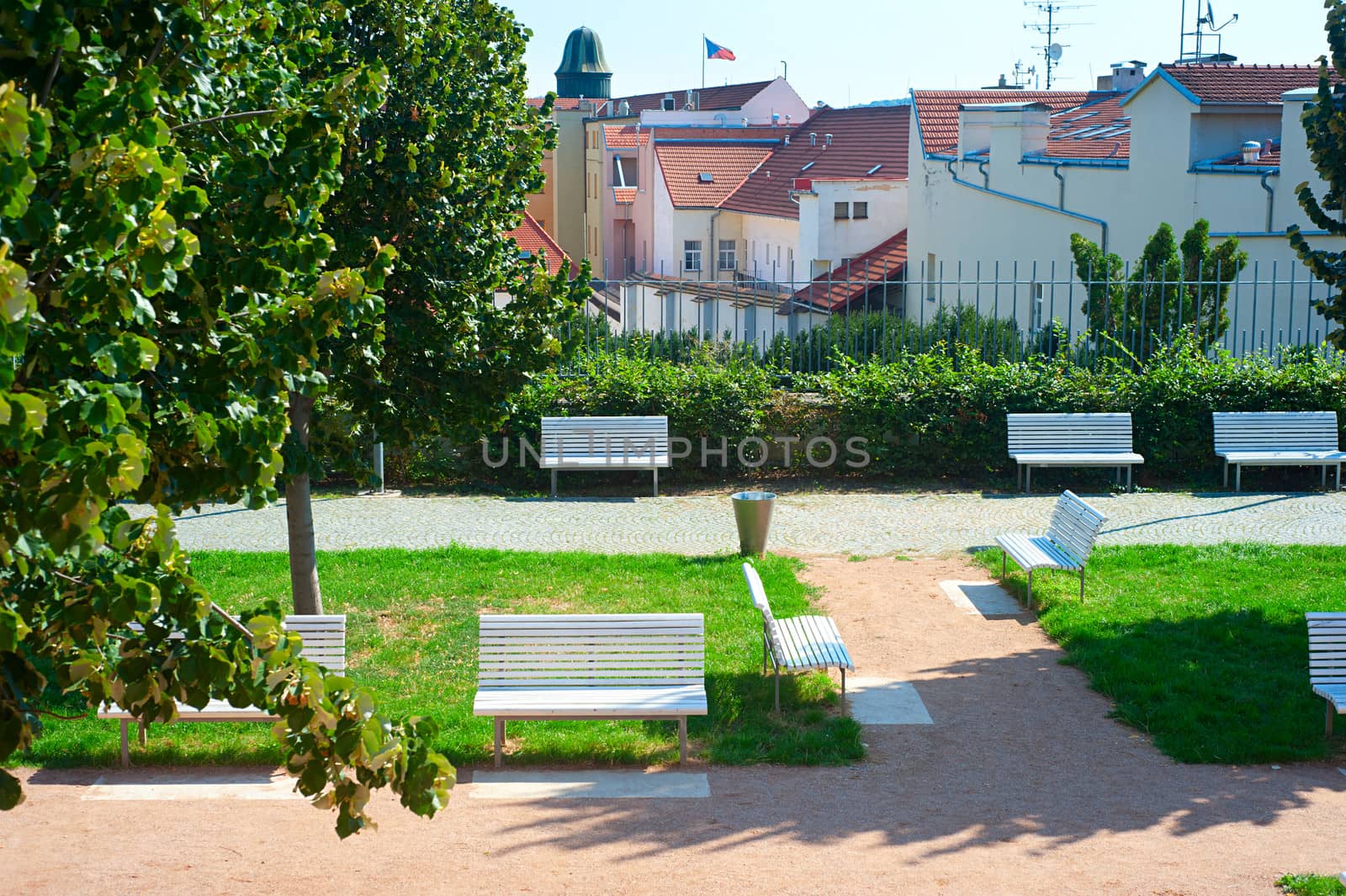Park at the city centre of Brno, Czech Republic