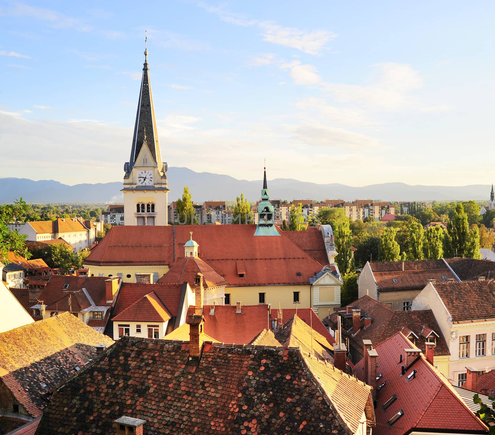 Ljubljana skyline by joyfull