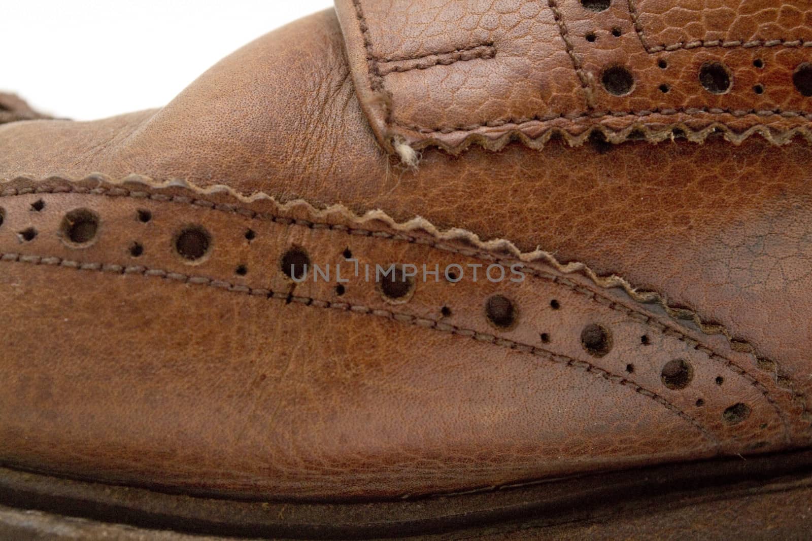Detail of mans shoe by asajdler