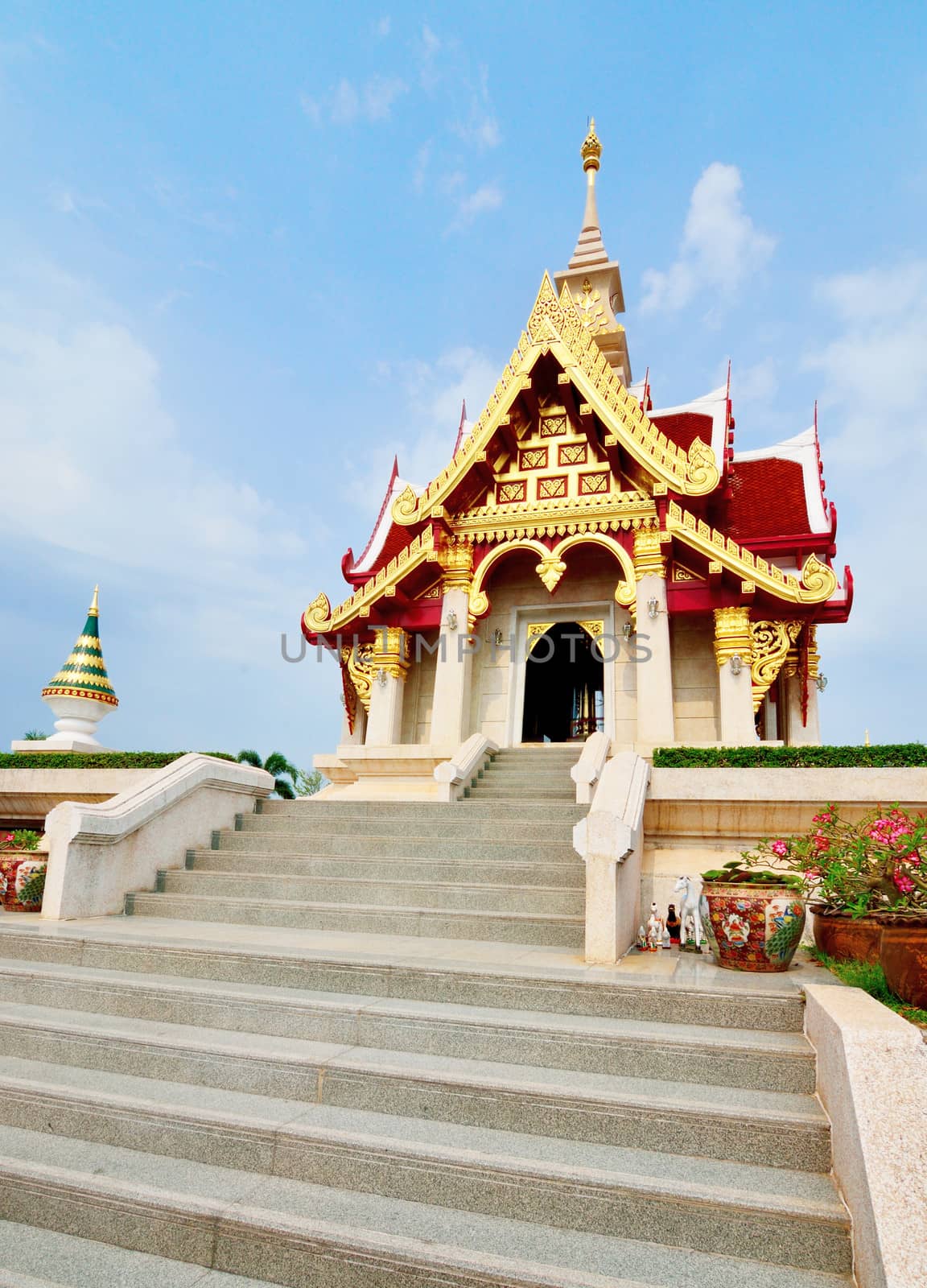 The Udonthani city pillar shrine by pixbox77