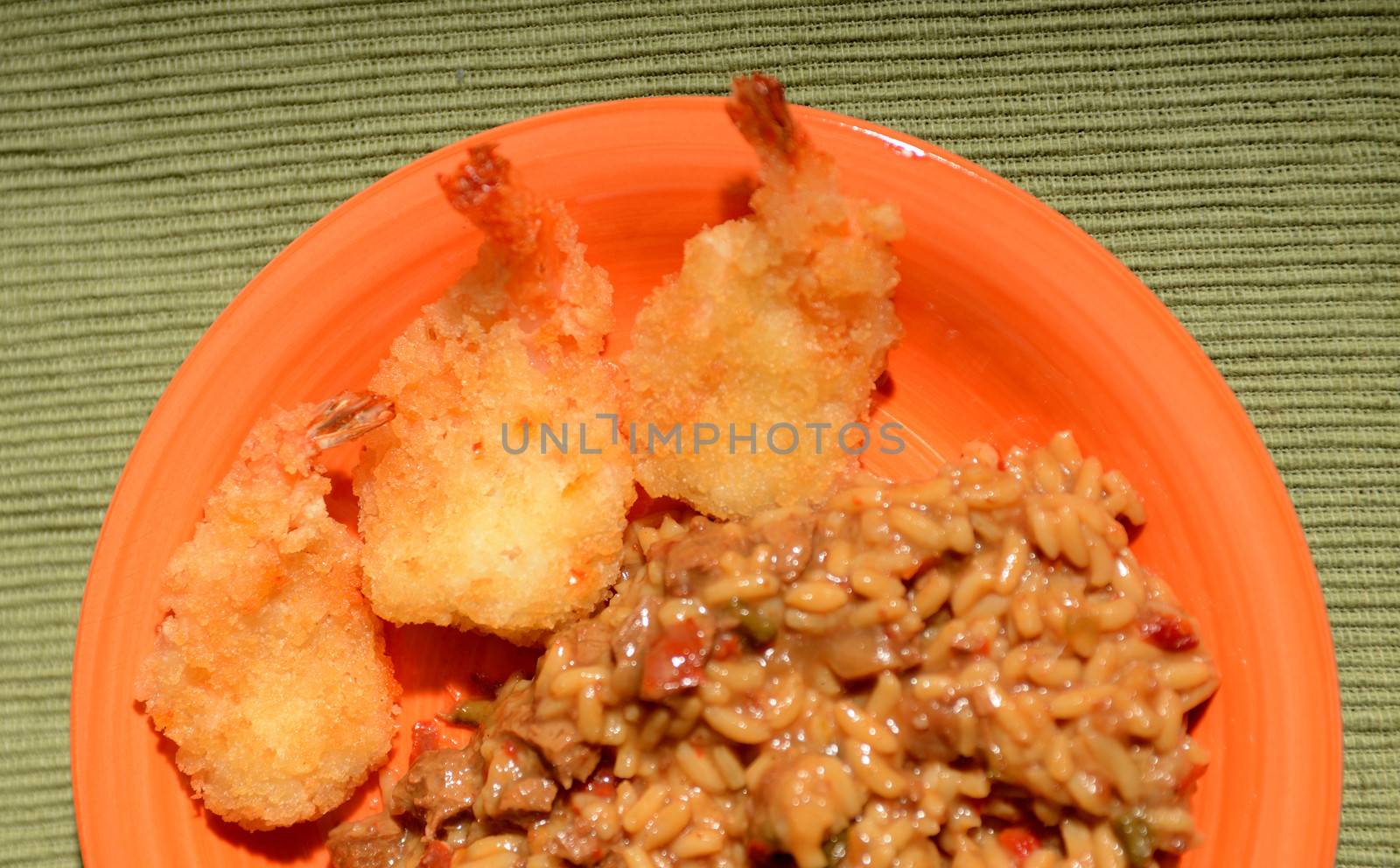fried shrimp and rice dish by ftlaudgirl