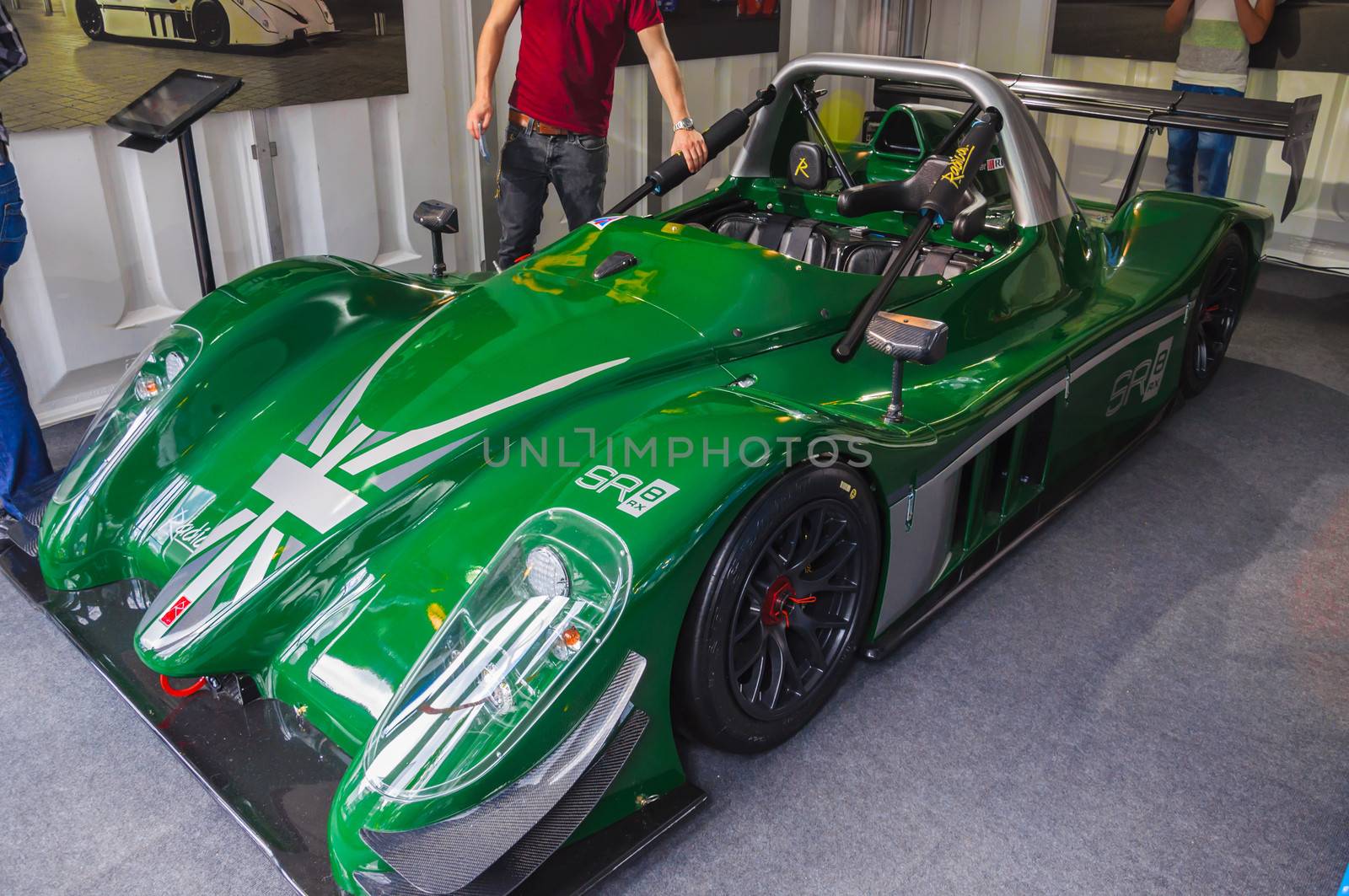 FRANKFURT - SEPT 21: Radical RXC presented as world premiere at the 65th IAA (Internationale Automobil Ausstellung) on September 21, 2013 in Frankfurt, Germany