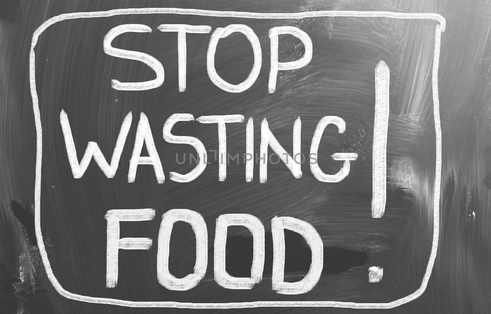 Stop Wasting Food Concept