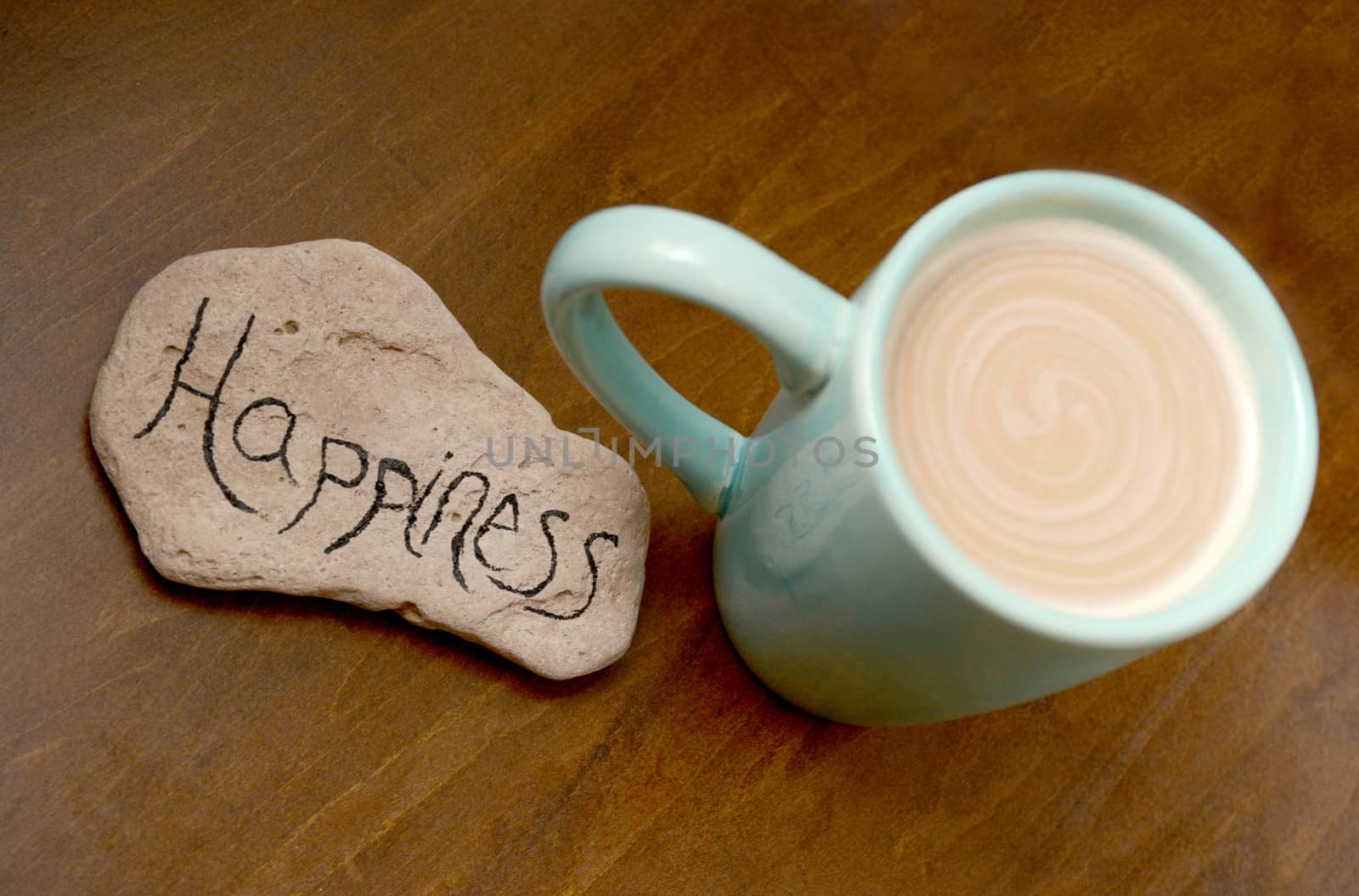 happiness and hot cocoa for comfort