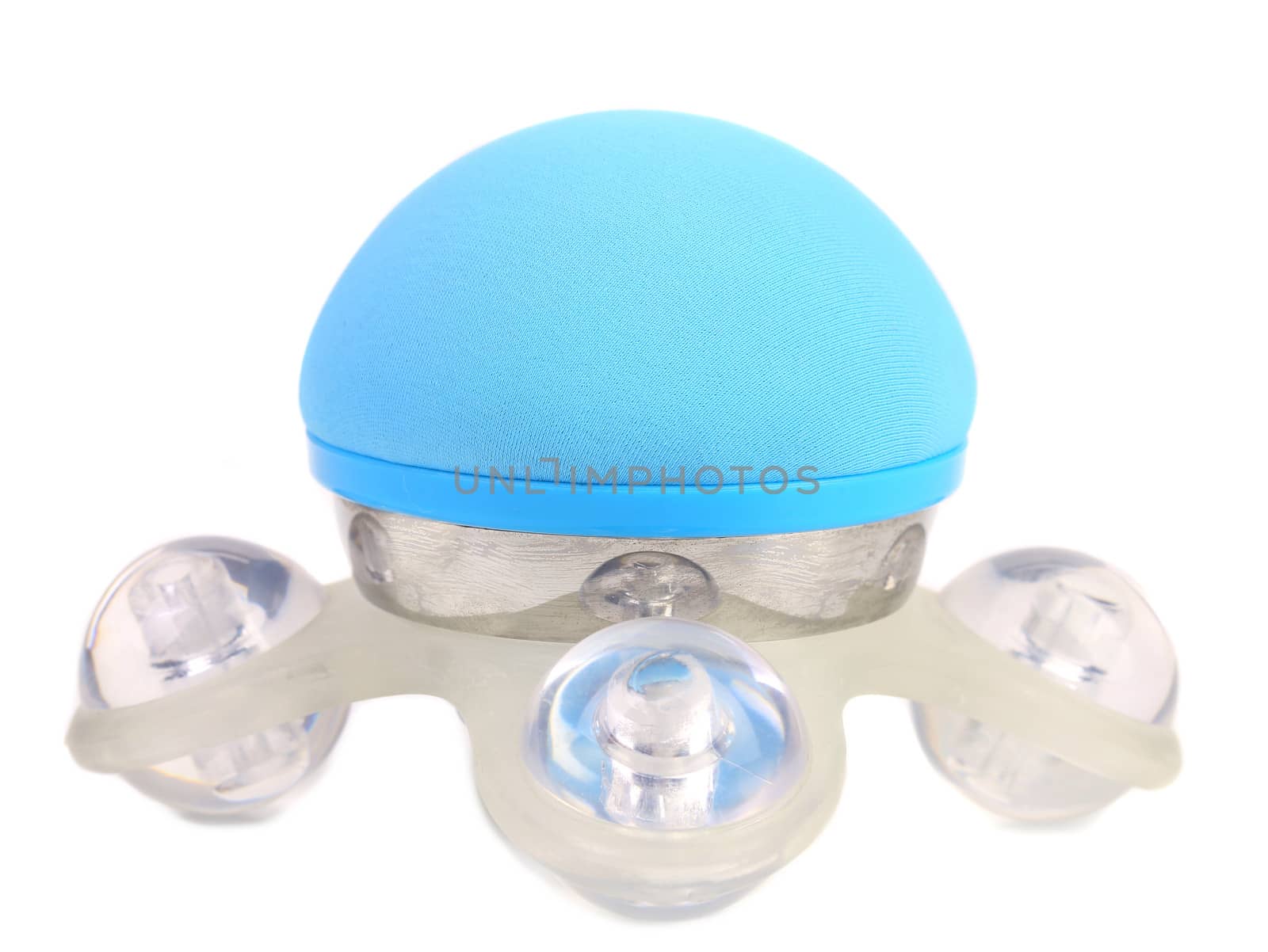 Electric massaging device. Isolated on a white background.