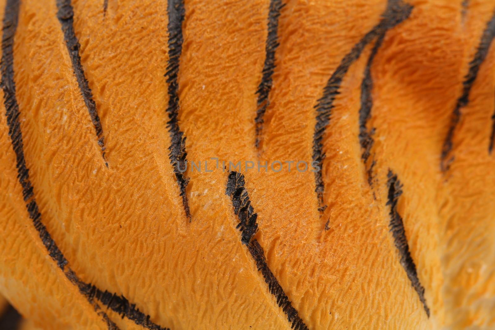 Artificial skin of tigre. Close up. Background.