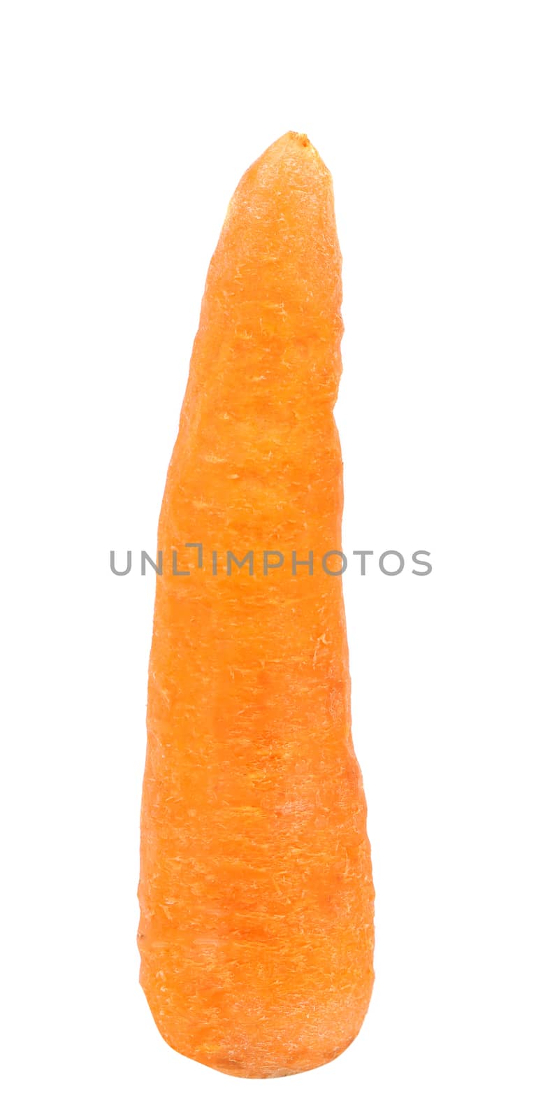 fresh carrots isolated on a white background