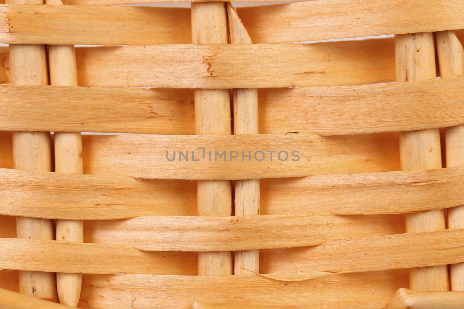 Detail of interlaced rattan fibers. Close up.
