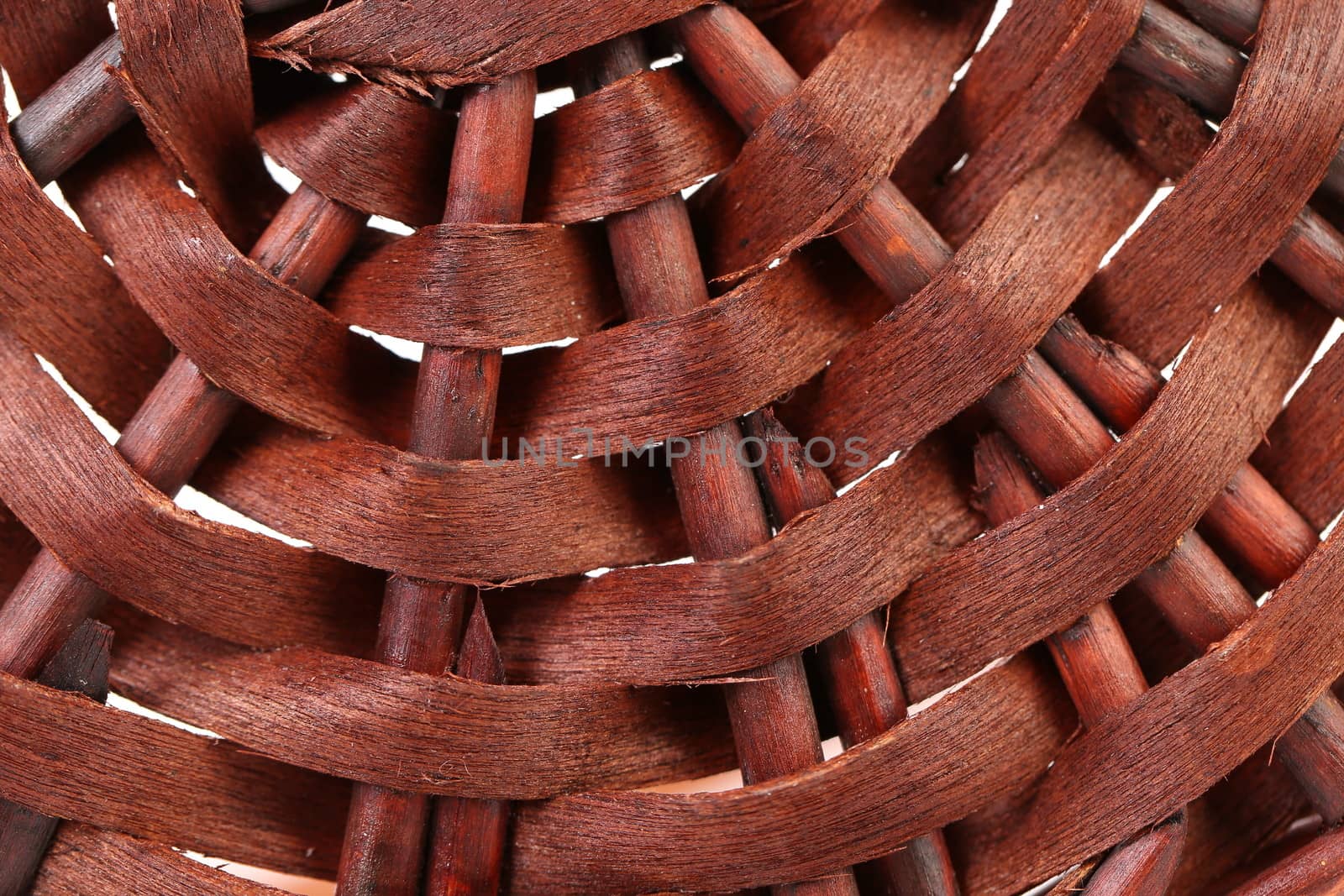 Fragment of willow wickerwork. Close up. Background.