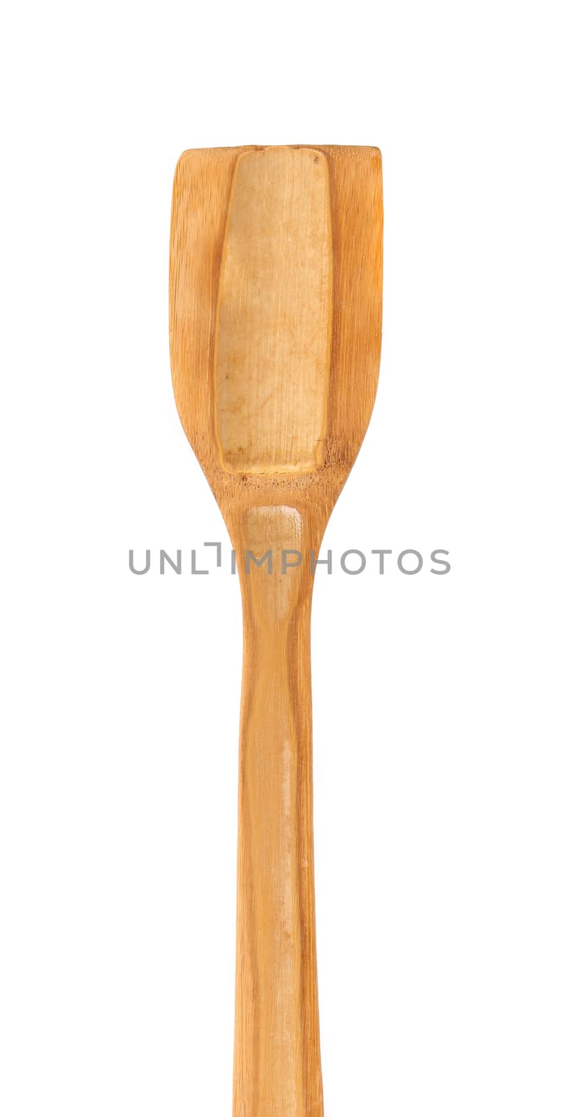 Wooden cookware. Isolated on a white background.
